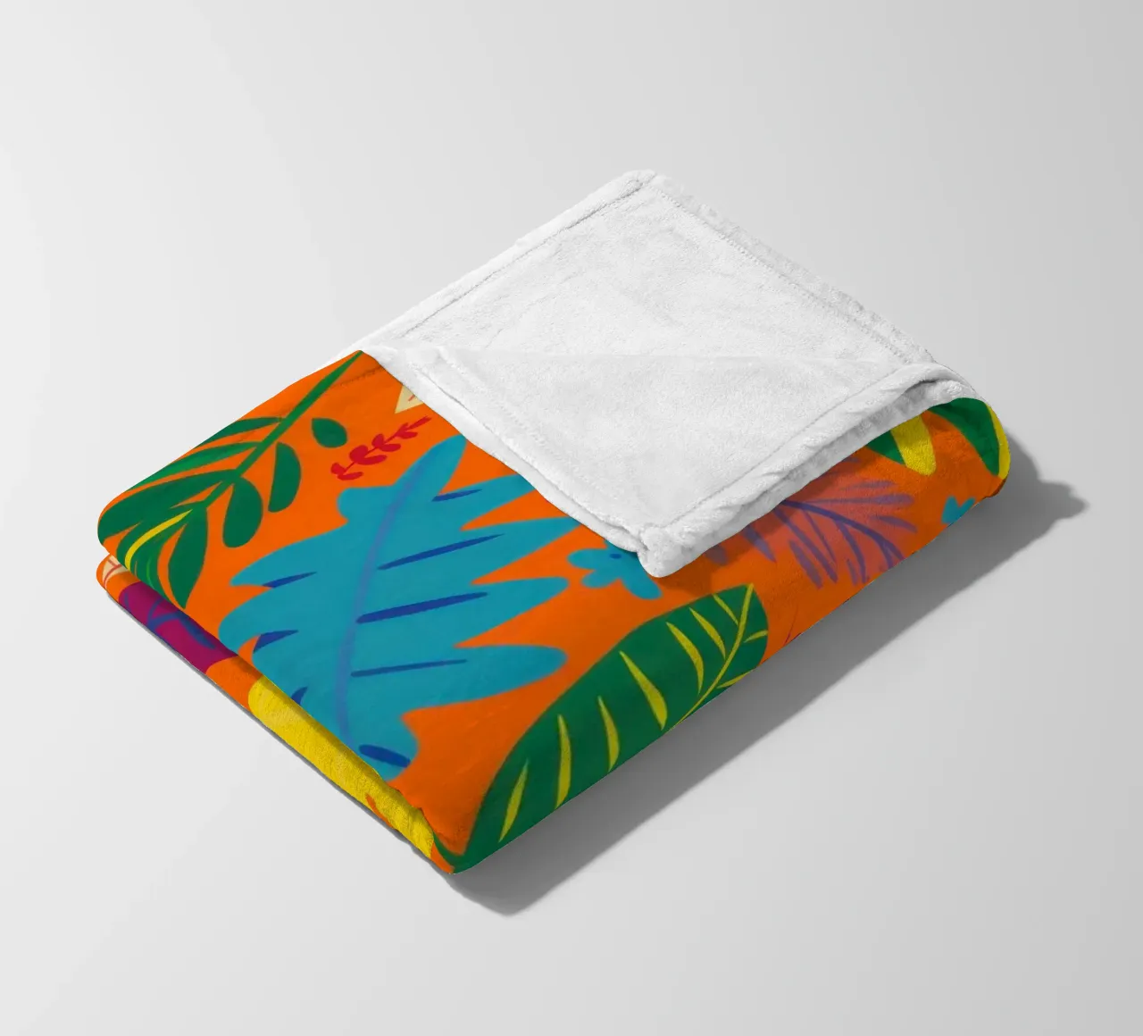 Tangerine Tropic Tangle coperta in pile da Arcane Lines