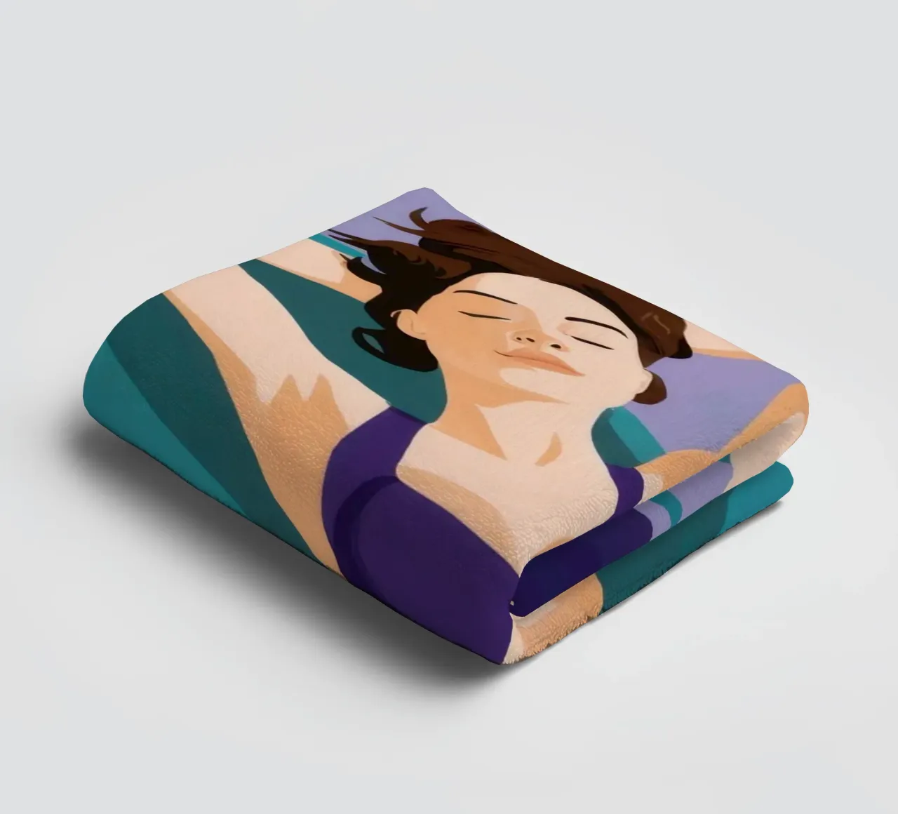 Siesta felina baciata dal sole asciugamano da bagno da Hollow Years