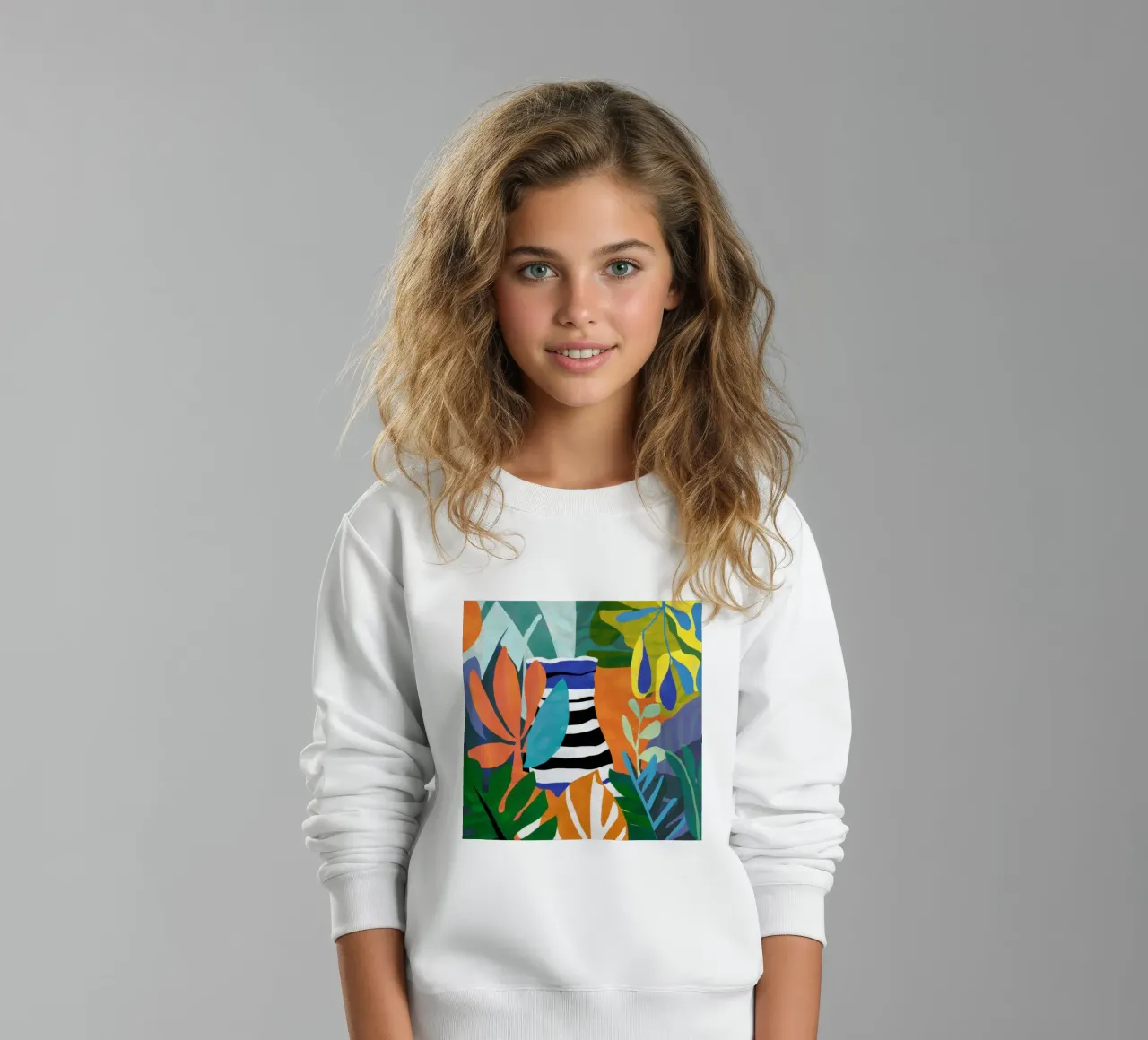 Uccello a righe nautiche felpa bambino da Arcane Lines