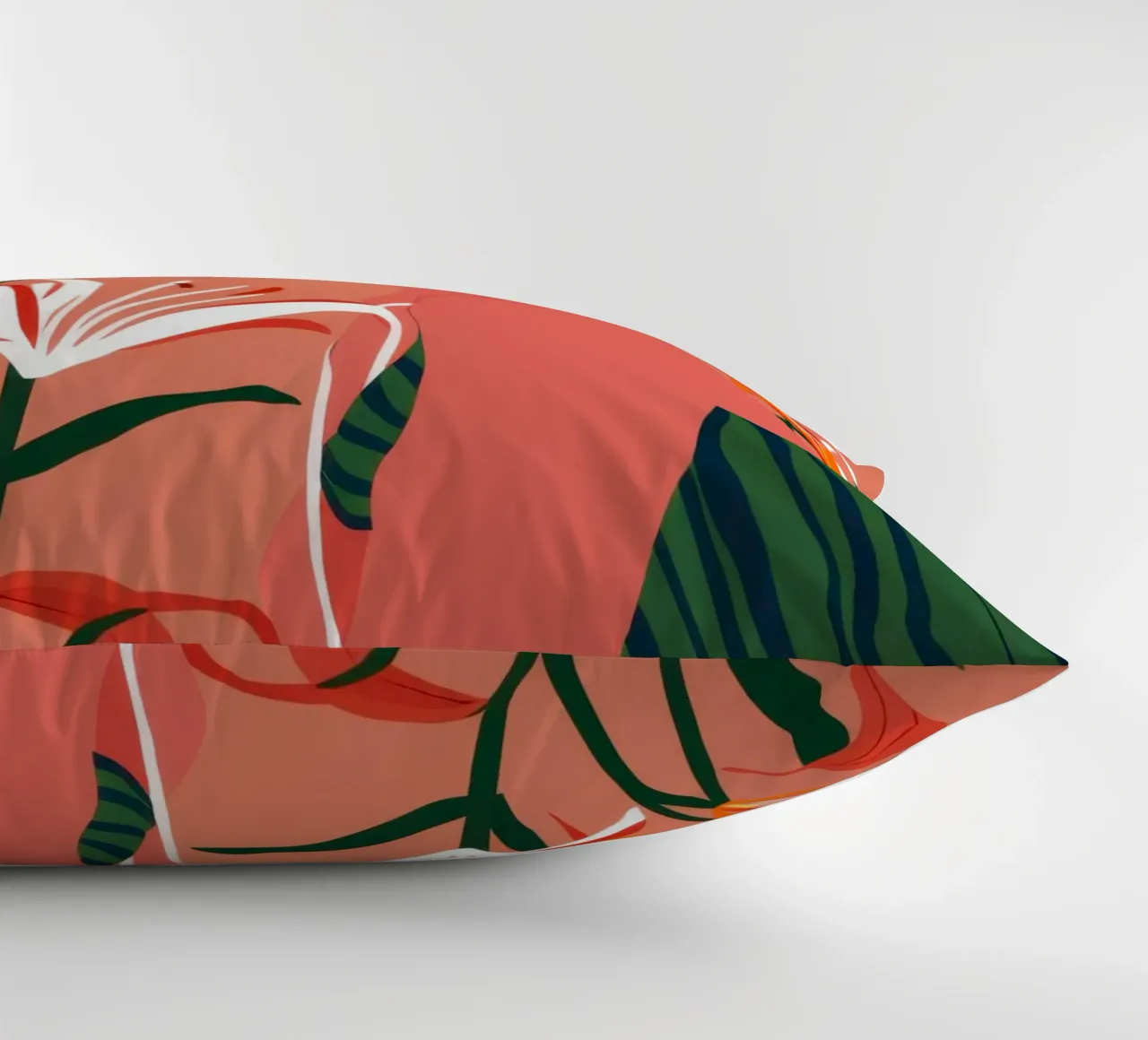 Fiery Lily Portrait decorative cushion by Hollow Years
