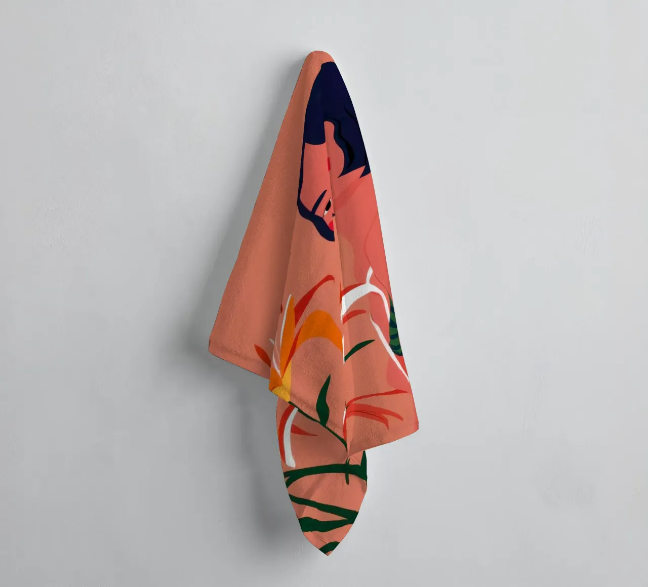 Portrait d'un lys ardent serviette de bain de Hollow Years