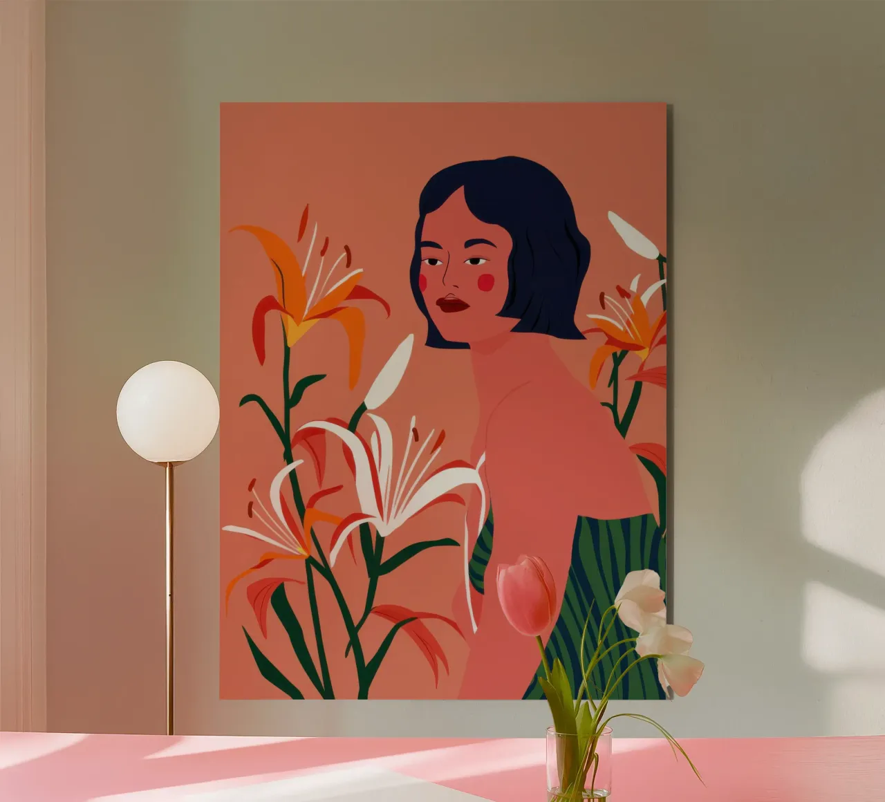 Fiery Lily Portrait forex plate by Hollow Years