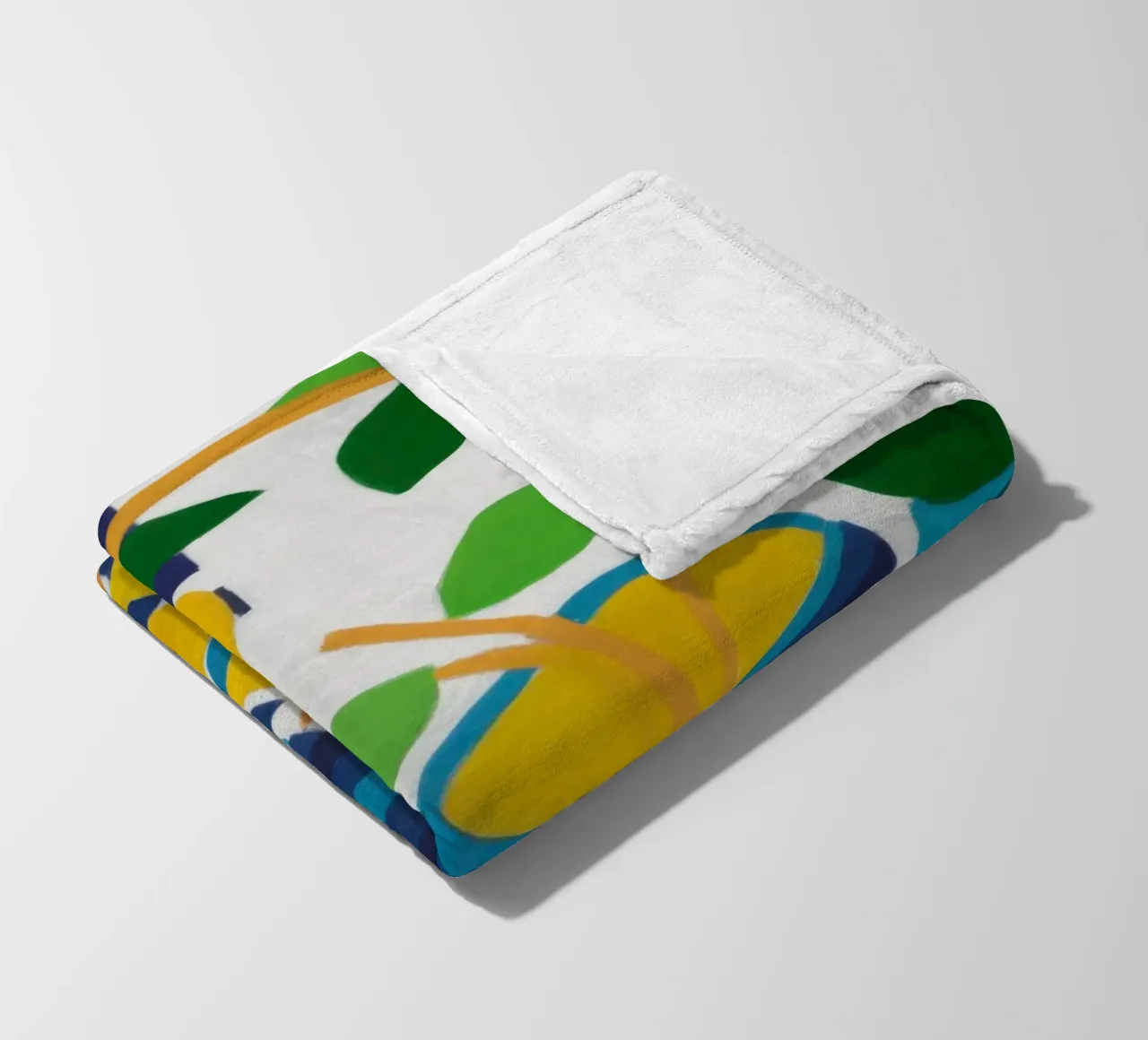 Vaso blu Lemon Tree coperta in pile da Lune Dreams