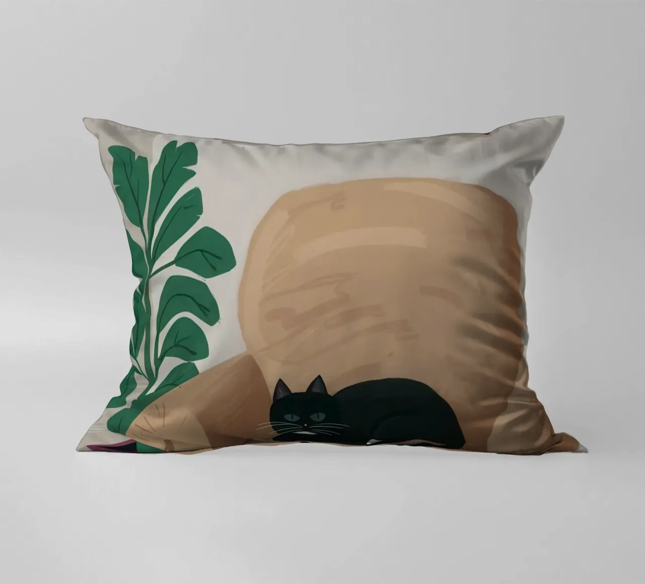 Armchair Slumber Shadow decorative cushion by Mossy Pigment