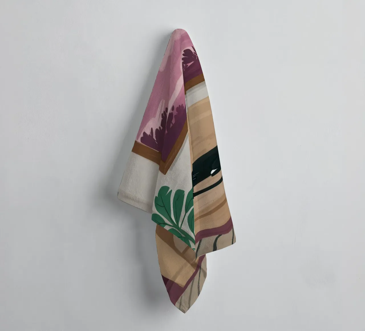 Luie stoel schaduw badhanddoek van Mossy Pigment
