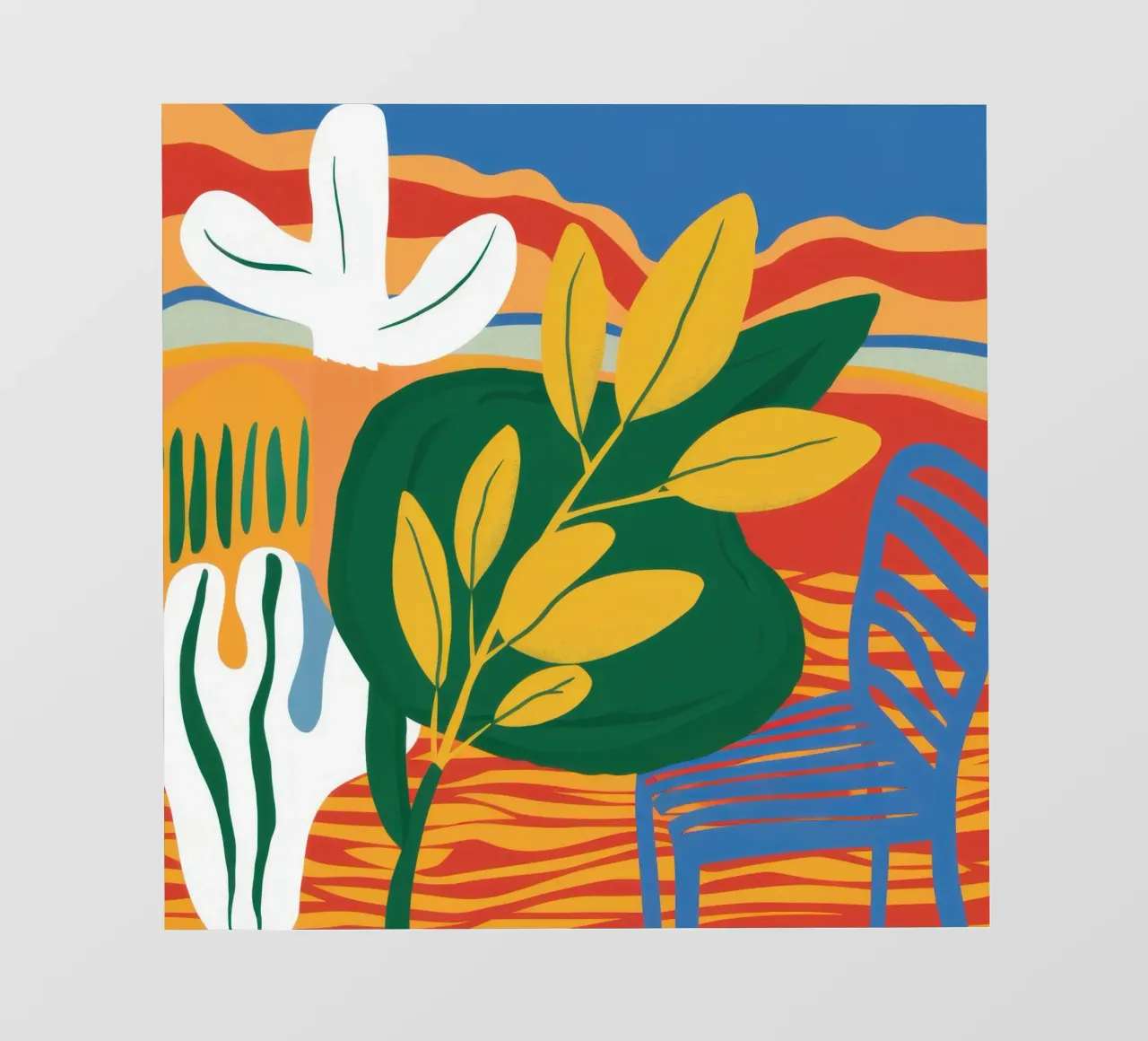 Tableau di foglie d'oro telo in pvc da Arcane Lines