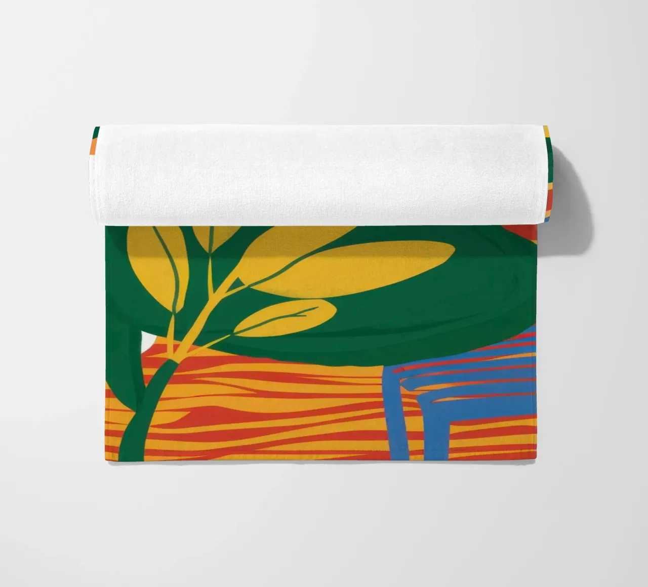 Tableau di foglie d'oro telo mare da Arcane Lines