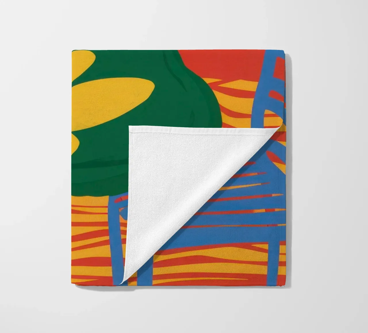 Tableau di foglie d'oro telo mare da Arcane Lines