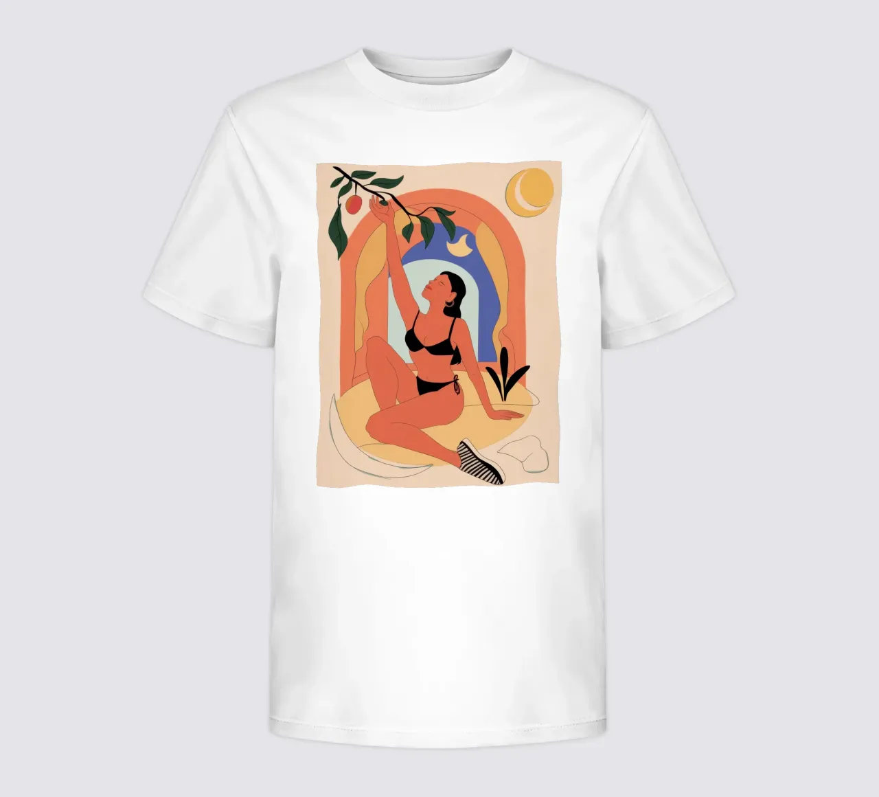 Celestial Archway Nectar kids t-shirt by Mossy Pigment
