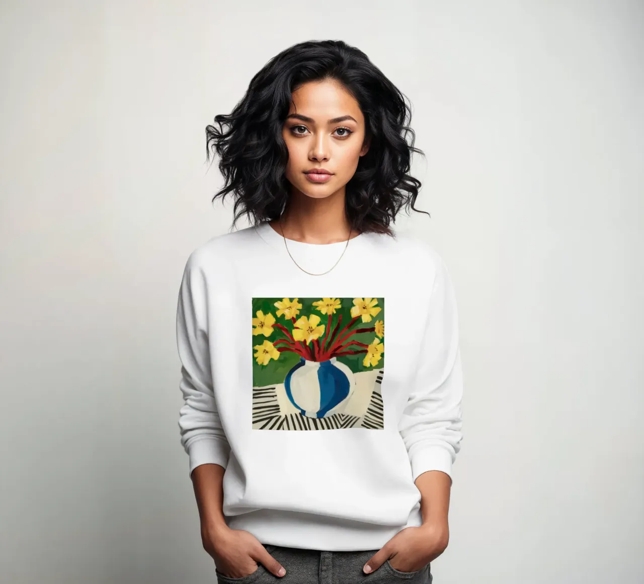 Bouquet giallo classico felpa da Arcane Lines