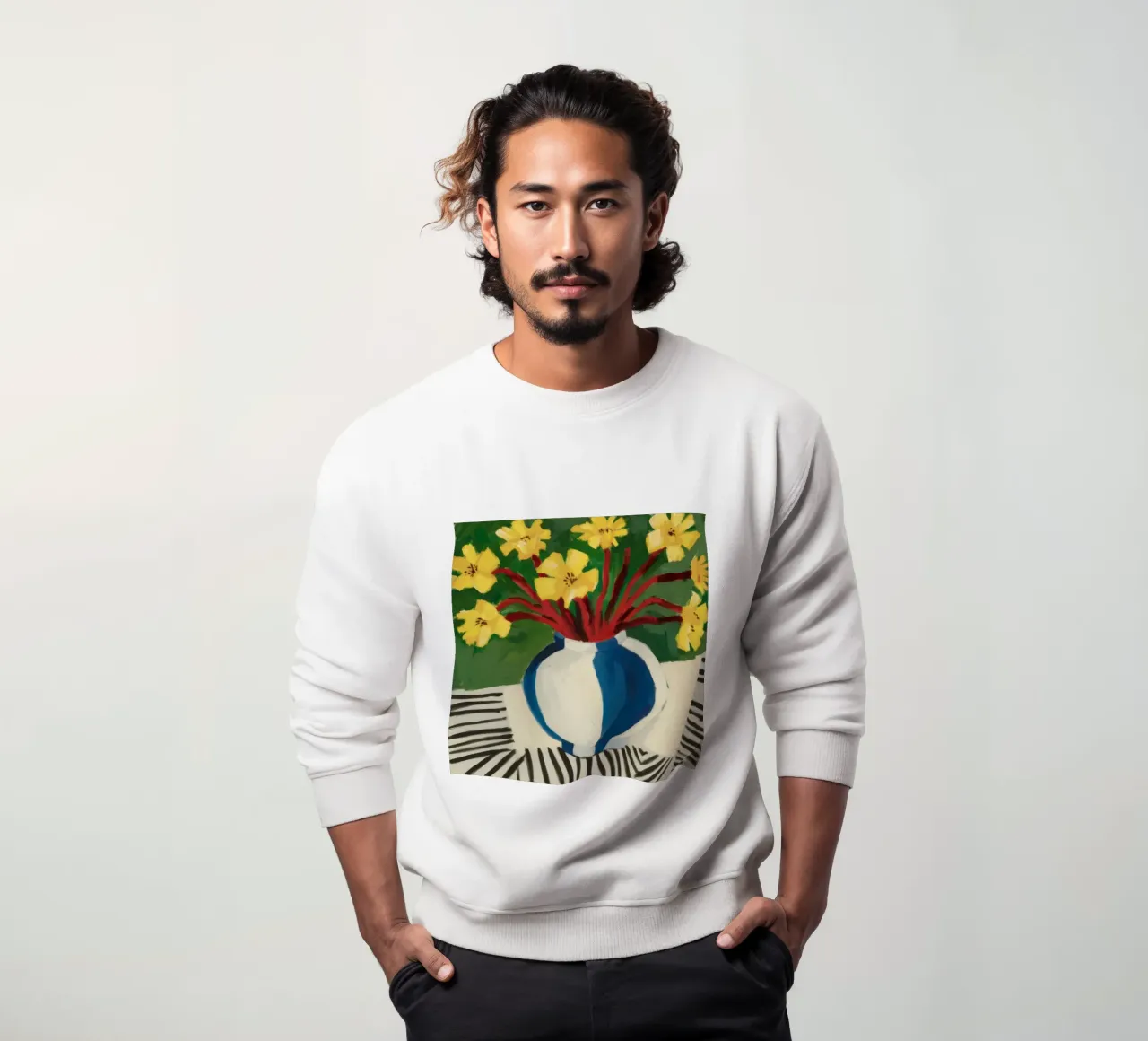 Bouquet giallo classico felpa da Arcane Lines