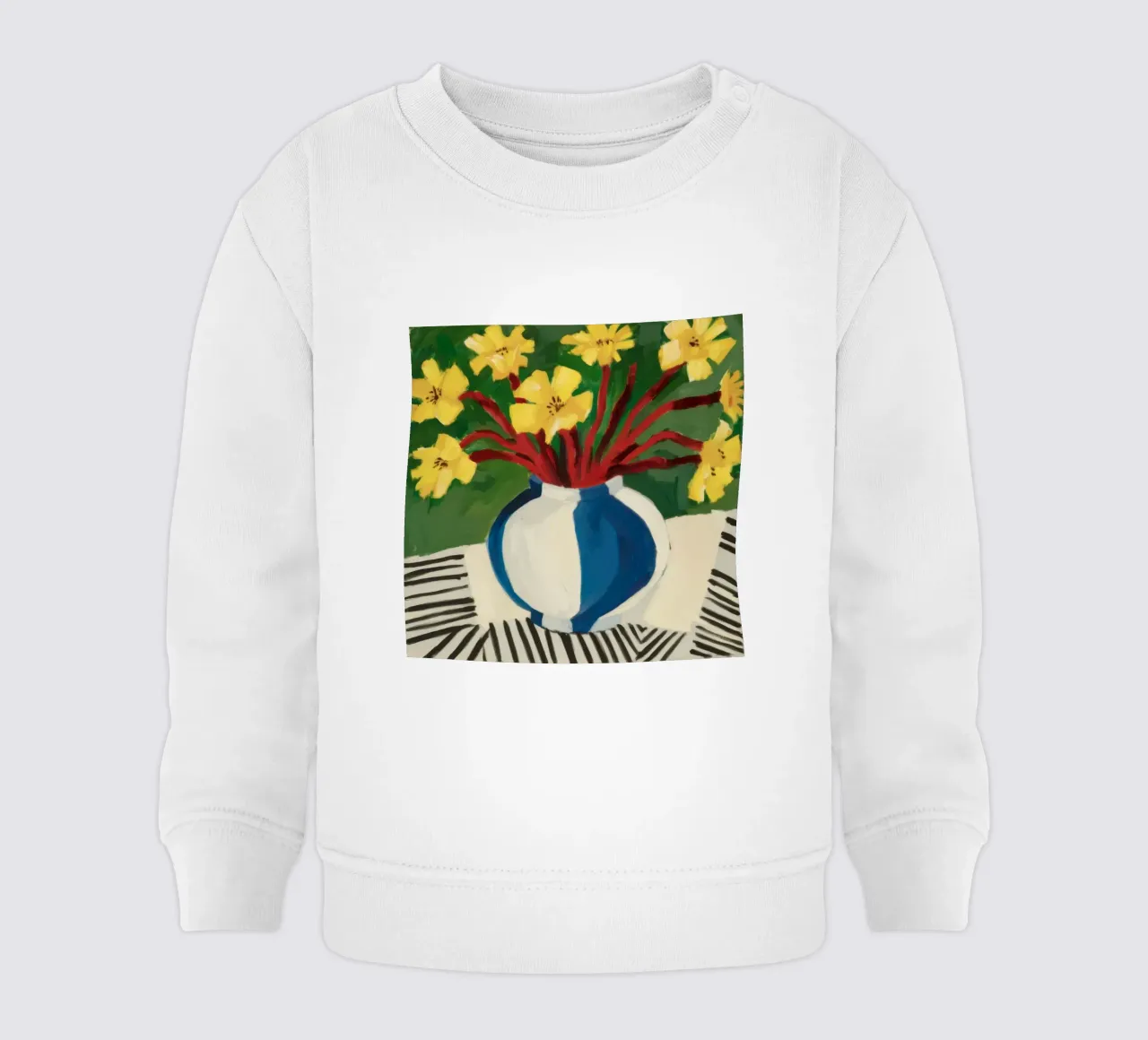 Bouquet giallo classico felpa neonato da Arcane Lines