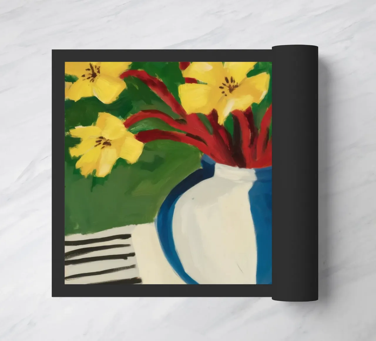 Bouquet giallo classico zerbino da Arcane Lines