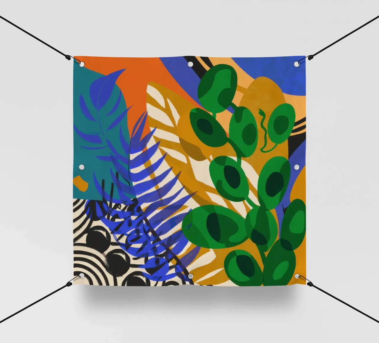 Jungle Jive elettrico telo in pvc da Arcane Lines