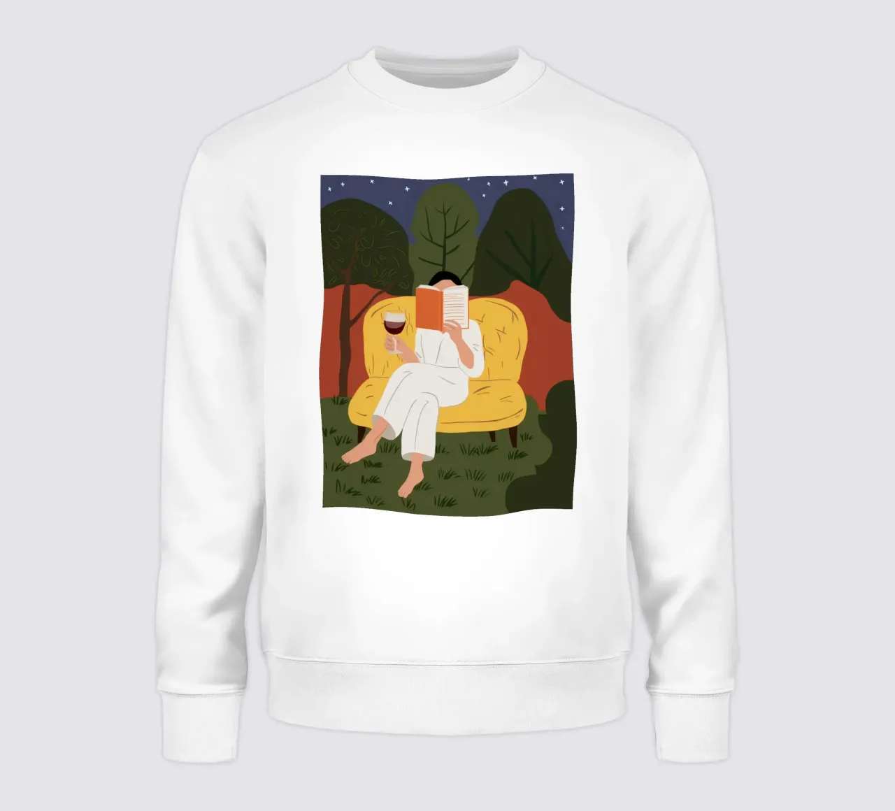 Lecture du jardin Repose sweat de Mossy Pigment