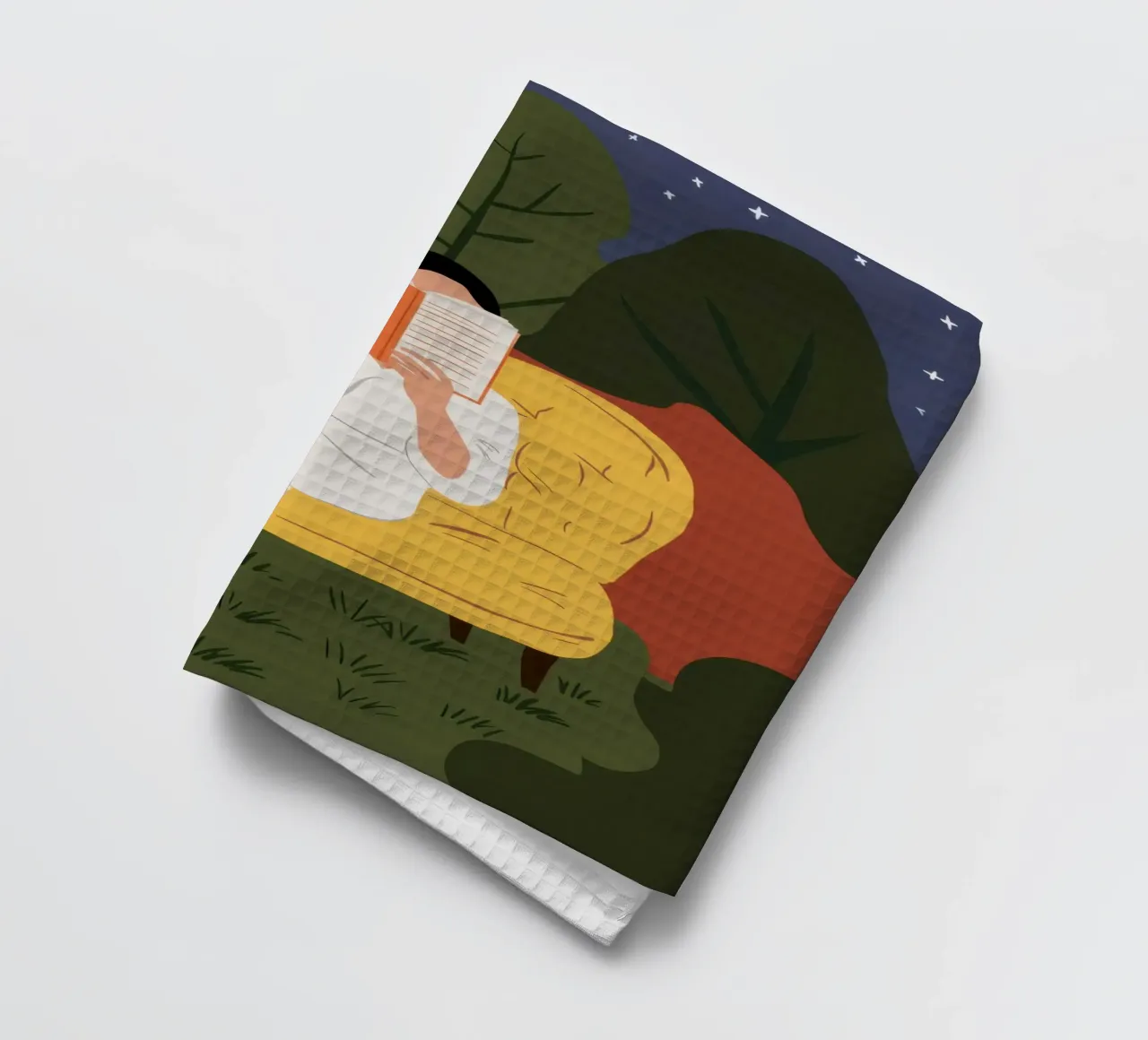 Lecture du jardin Repose torchon de Mossy Pigment
