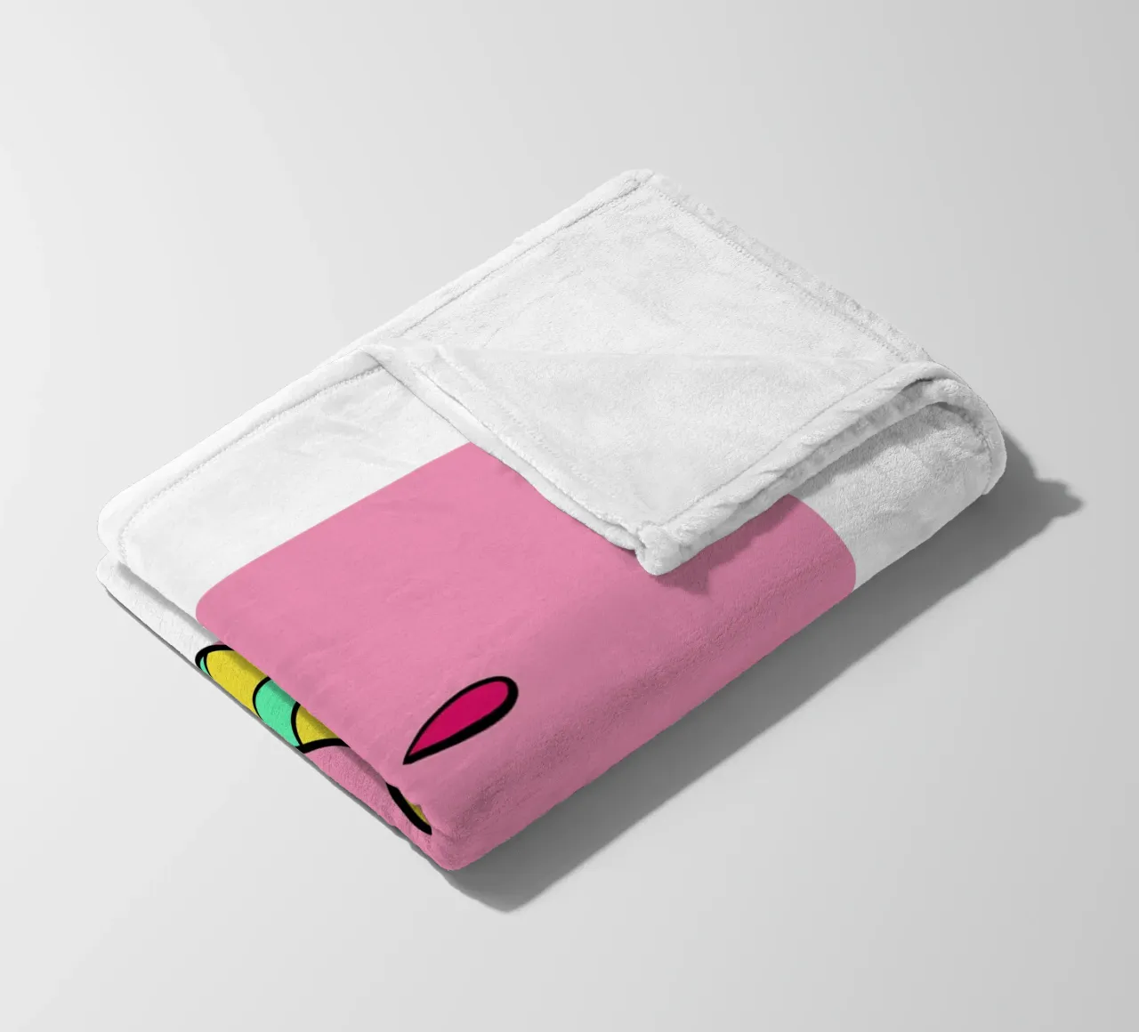 Snake and pink coperta in pile da BAINAI