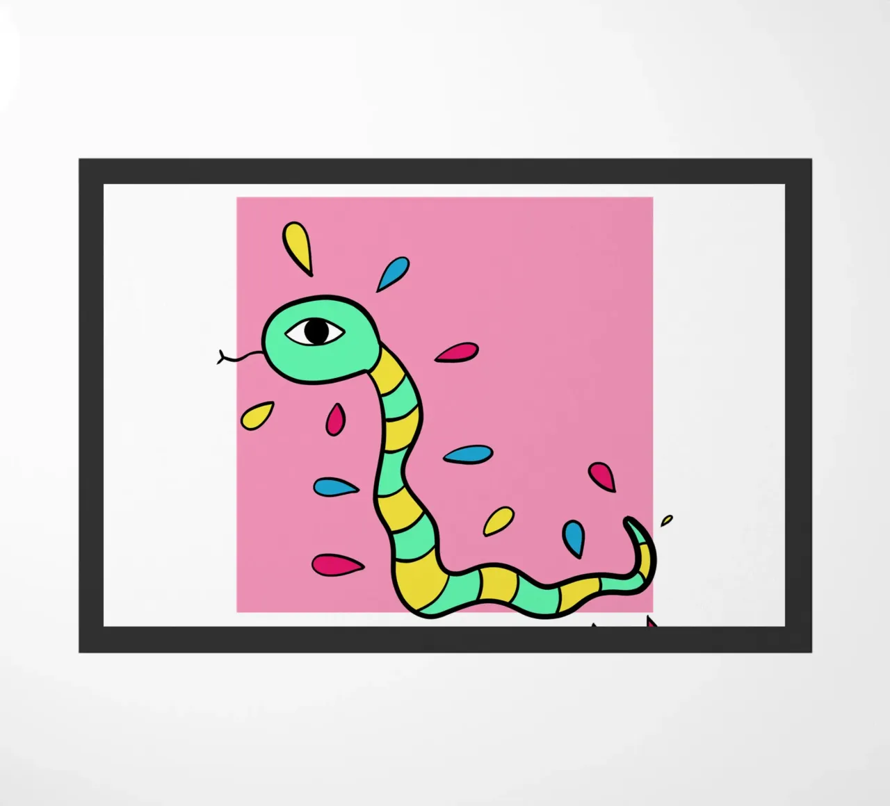 Snake and pink zerbino da BAINAI