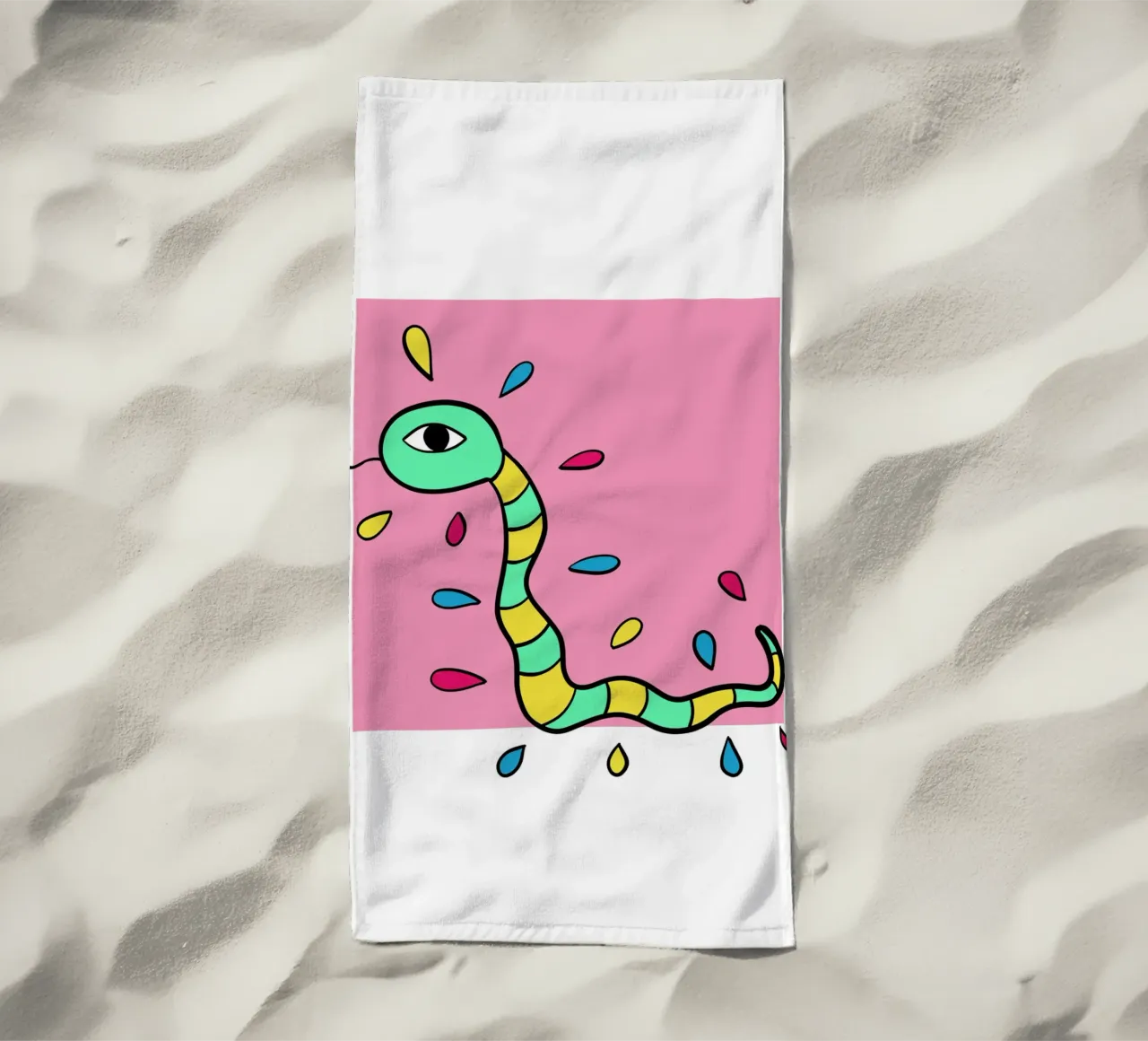 Snake and pink telo mare da BAINAI