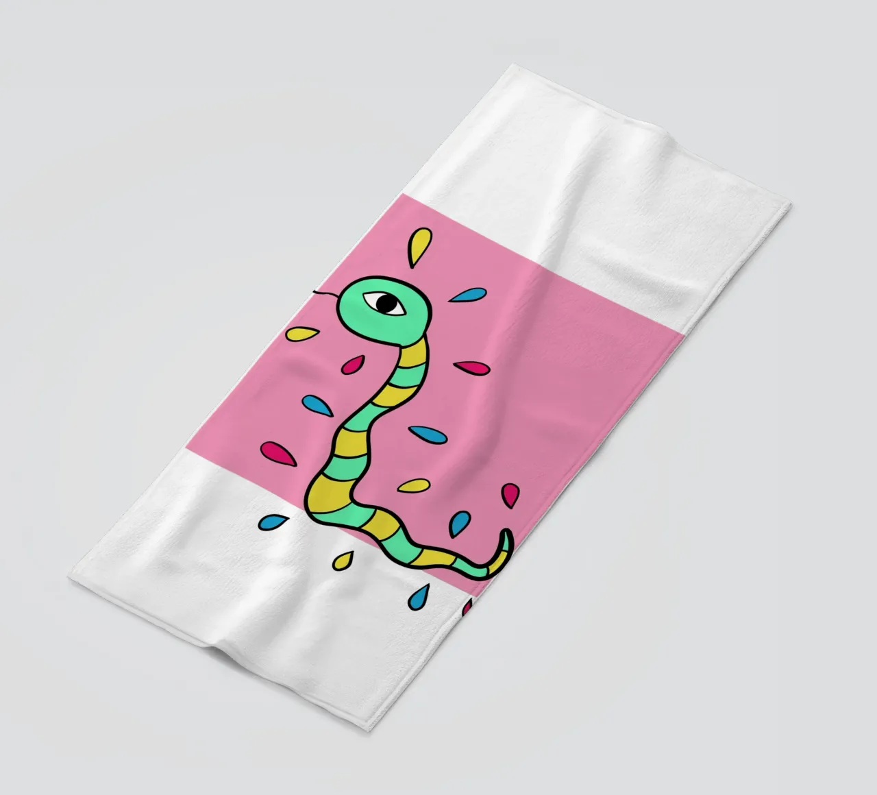 Snake and pink telo mare da BAINAI