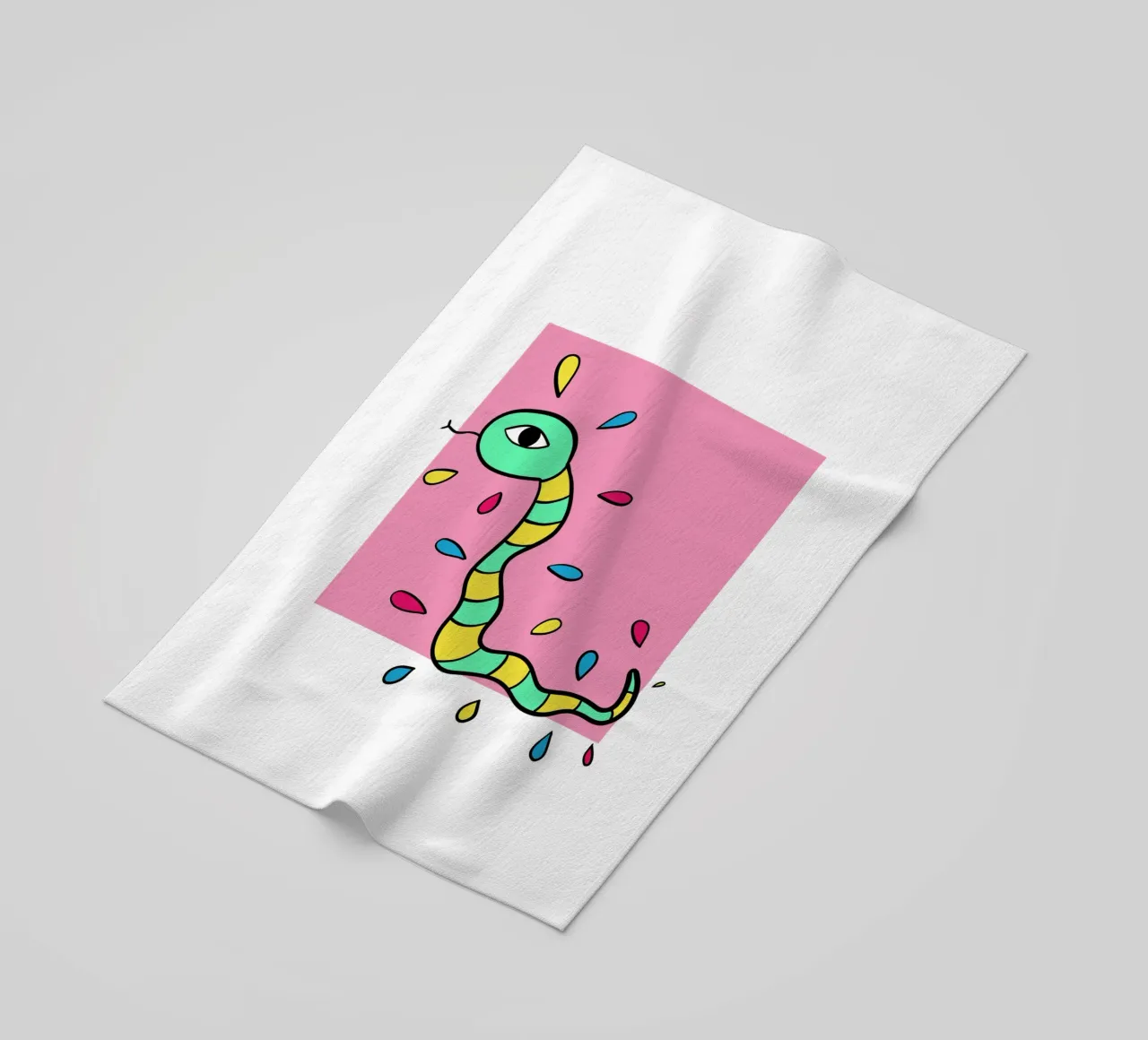 Snake and pink telo mare da BAINAI