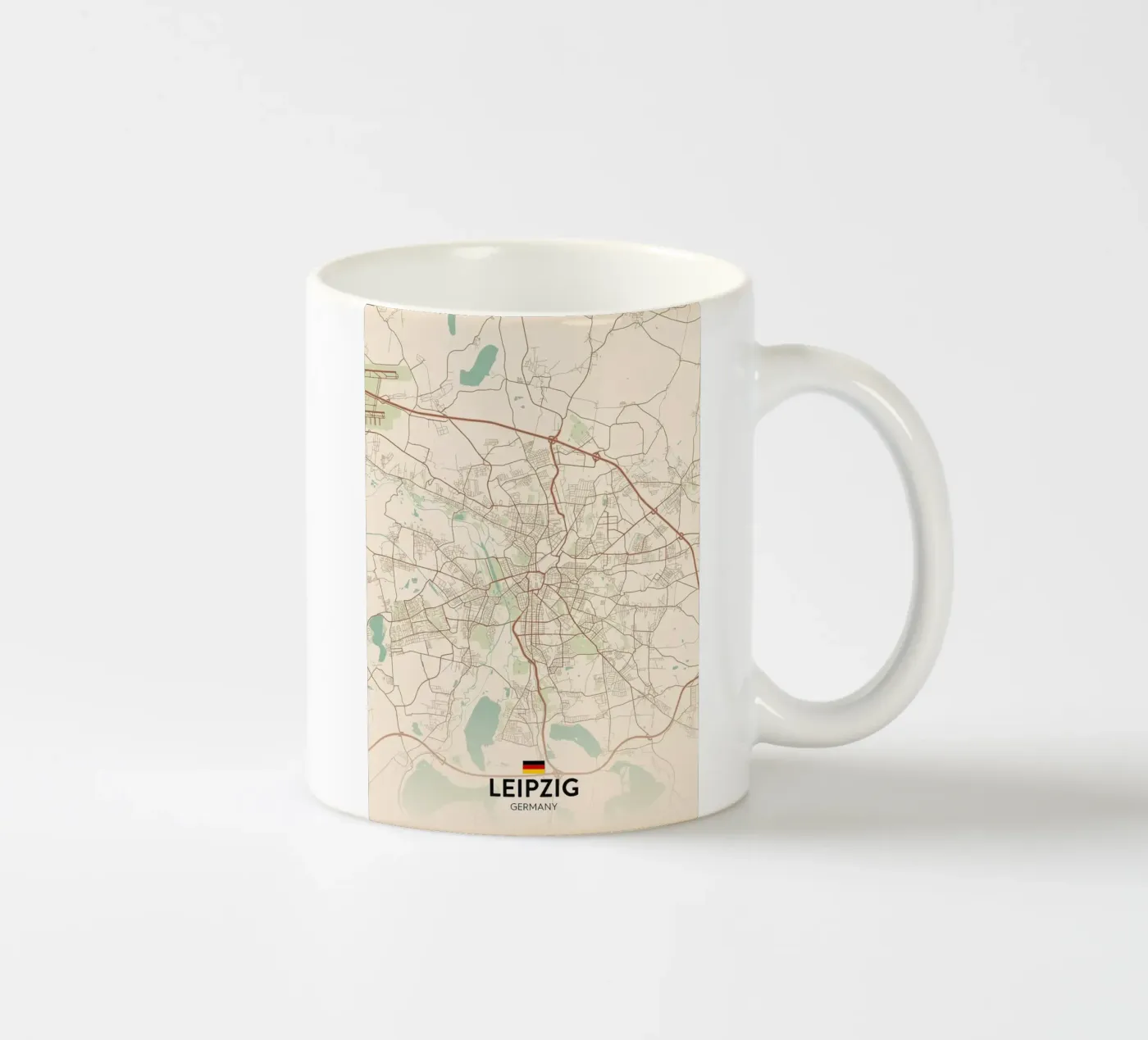 Leipzig DE ceramic mug by Rick Thompson