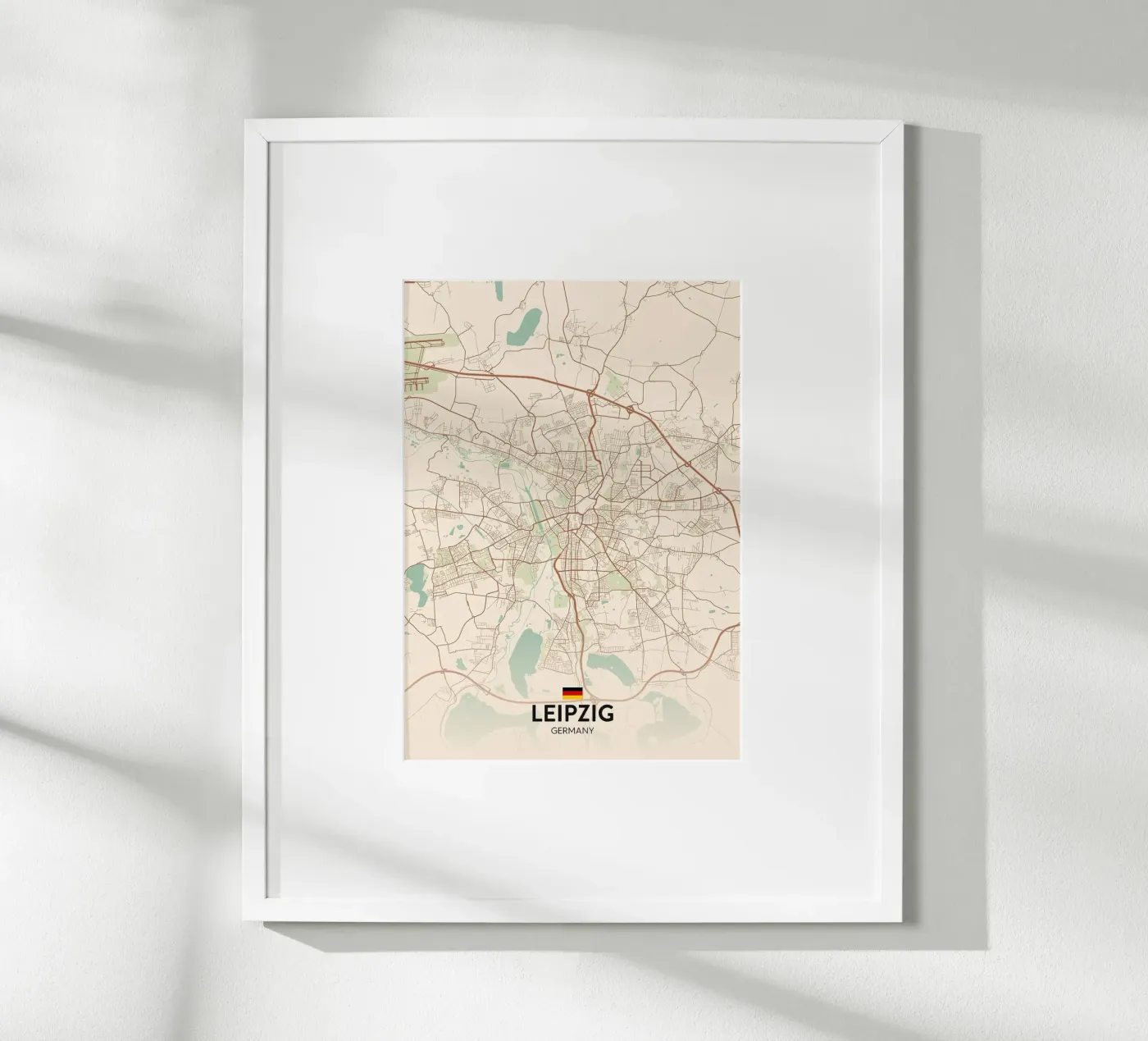 Leipzig DE poster by Rick Thompson