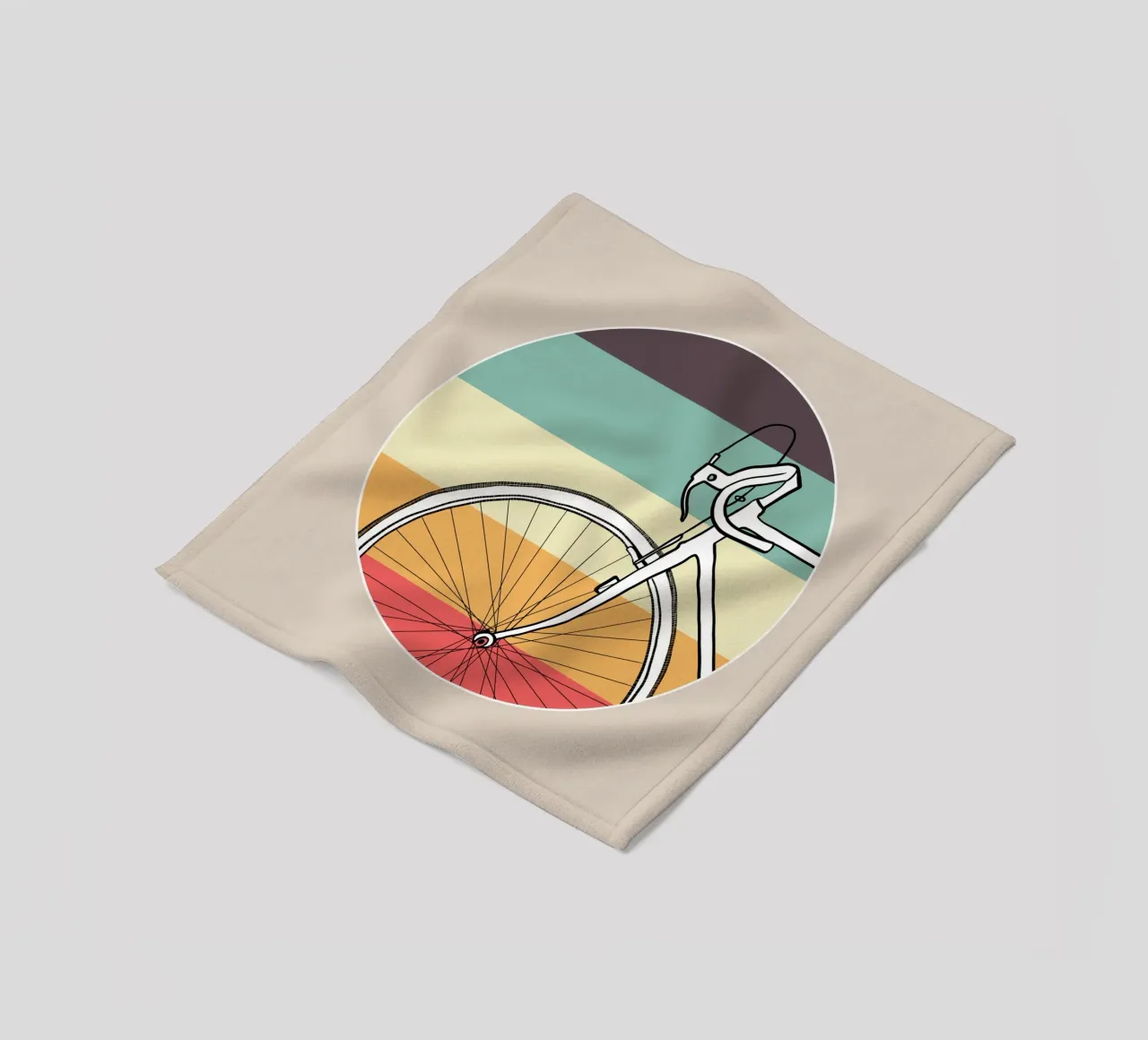 Retro Rennrad coperta in pile da BAINAI