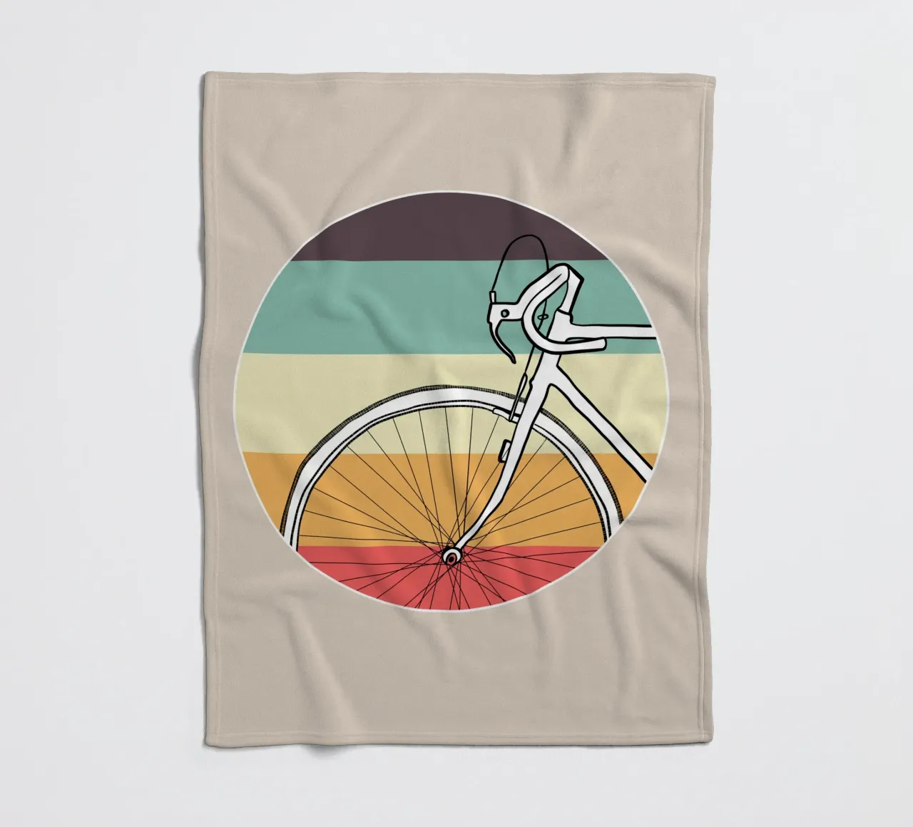 Retro Rennrad coperta in pile da BAINAI