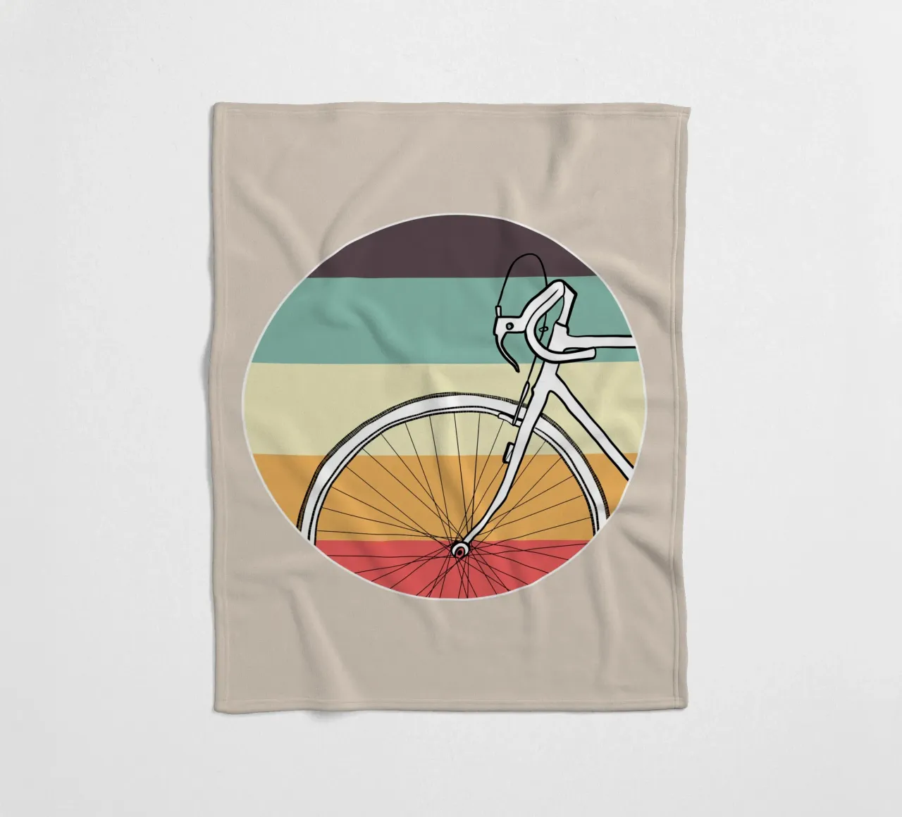 Retro Rennrad coperta in pile da BAINAI