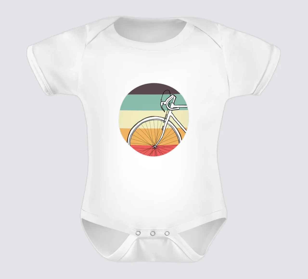 Retro Rennrad body neonato maniche corte da BAINAI