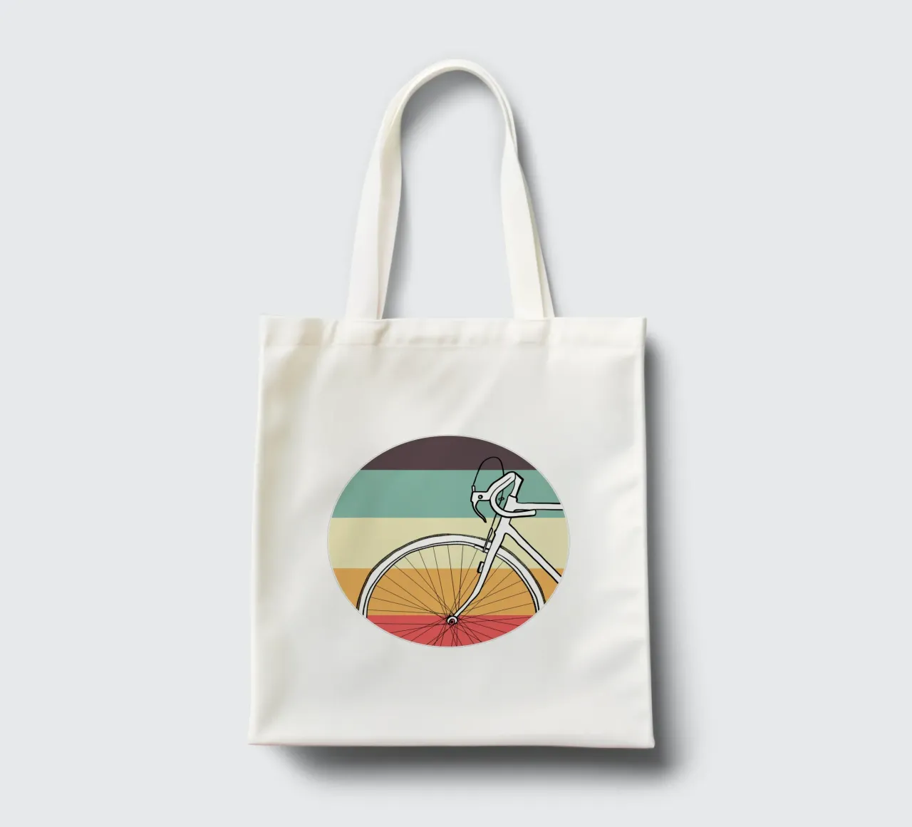 Retro Rennrad borsa in juta da BAINAI