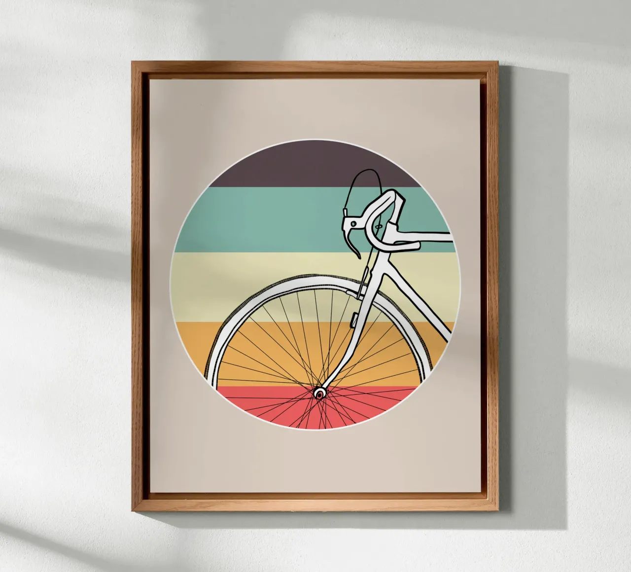 Retro Rennrad alluminio dibond da BAINAI