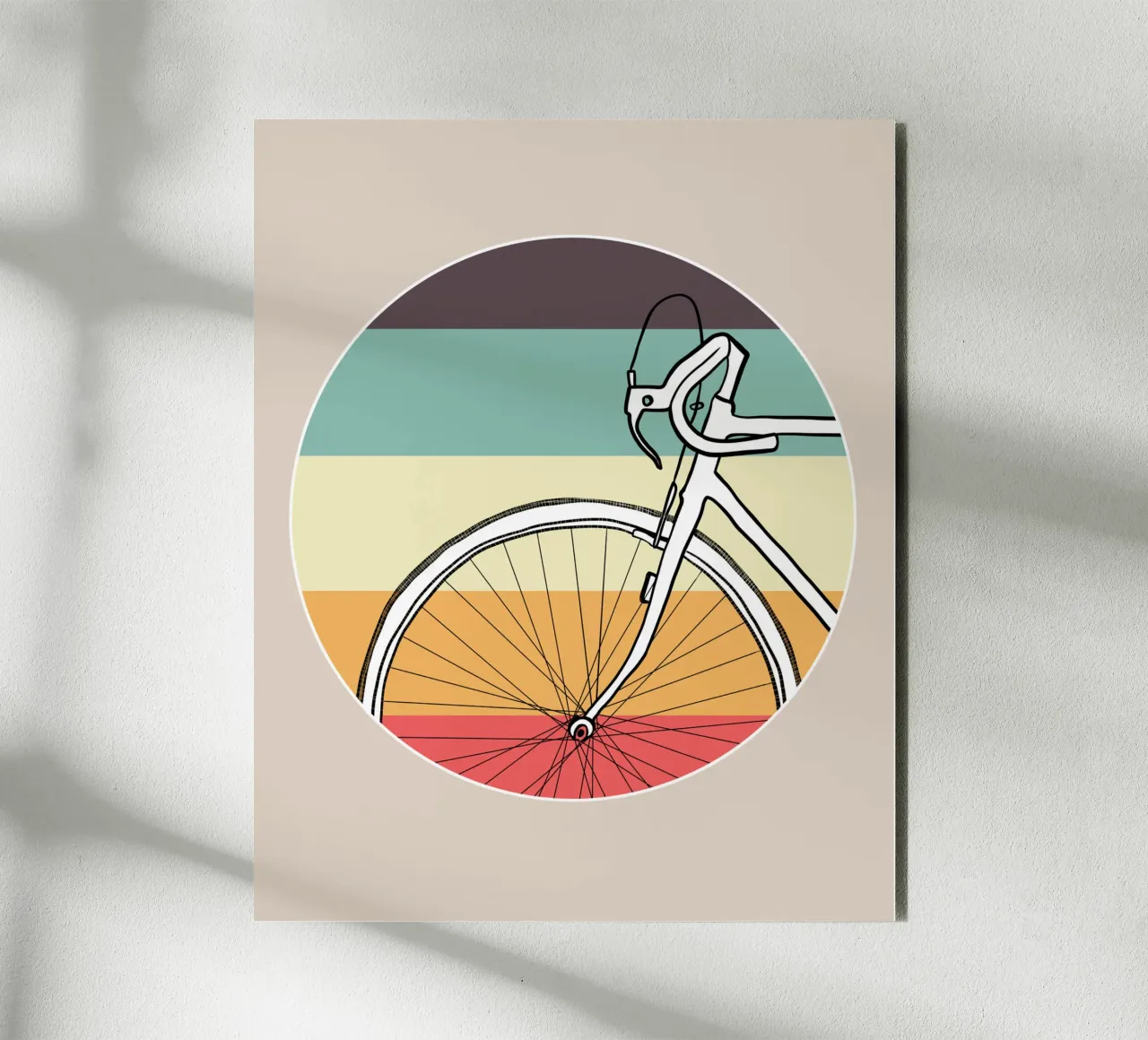 Retro Rennrad alluminio dibond da BAINAI