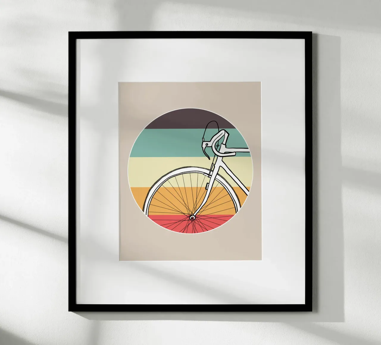 Retro Rennrad carta hahnemühle da BAINAI