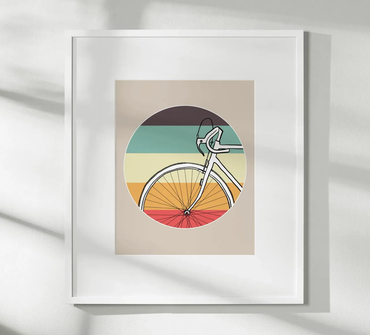Retro Rennrad carta hahnemühle da BAINAI
