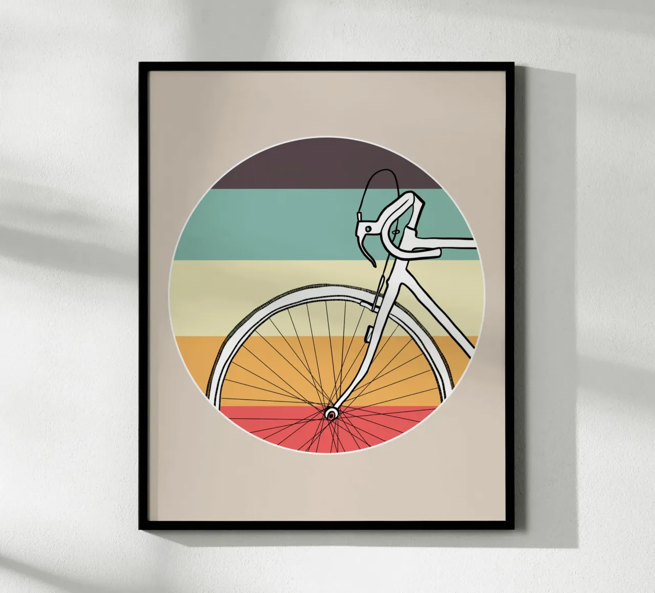Retro Rennrad carta hahnemühle da BAINAI