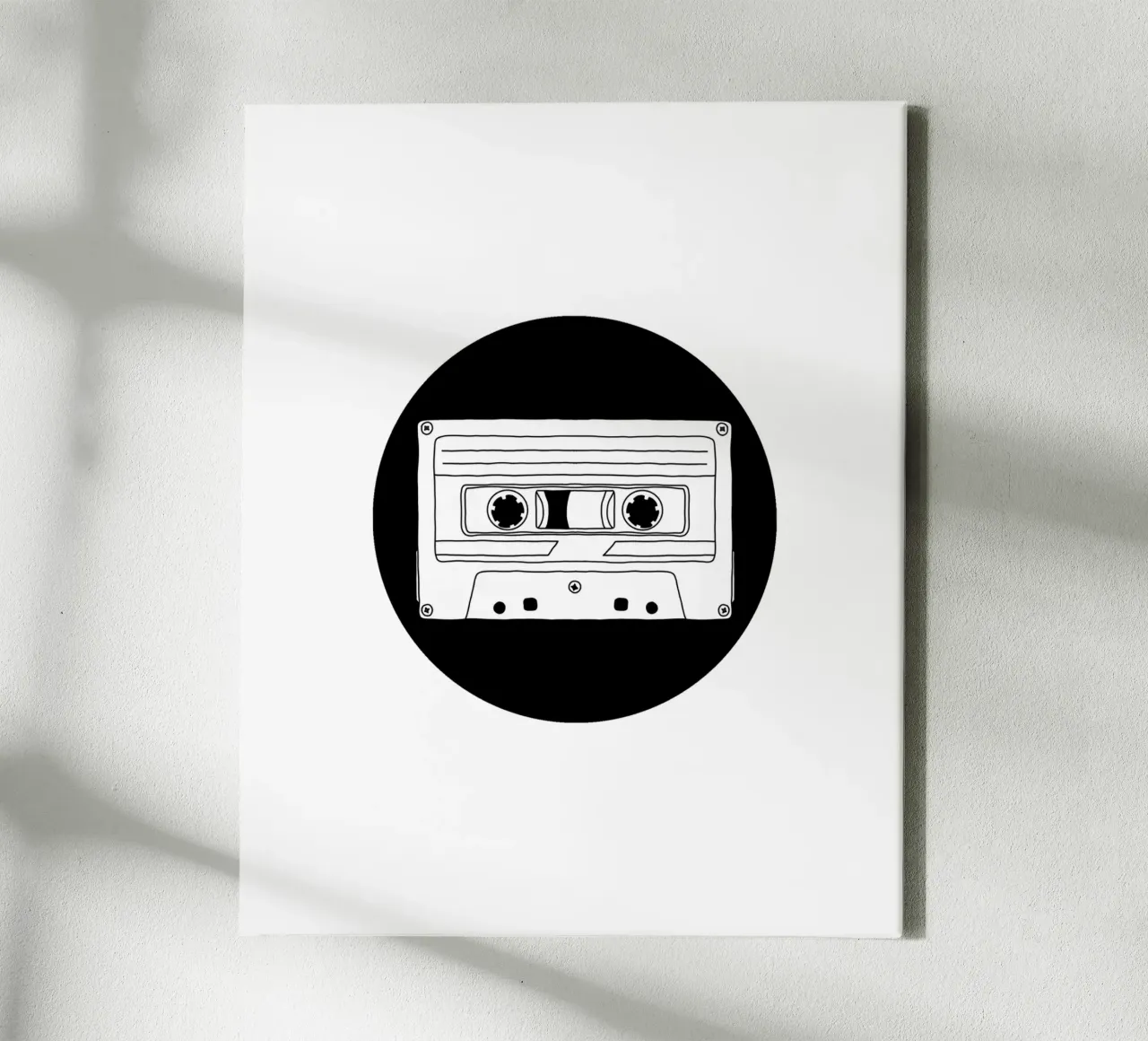 Kassette Mixtape tela con Cornice a cassetta da BAINAI