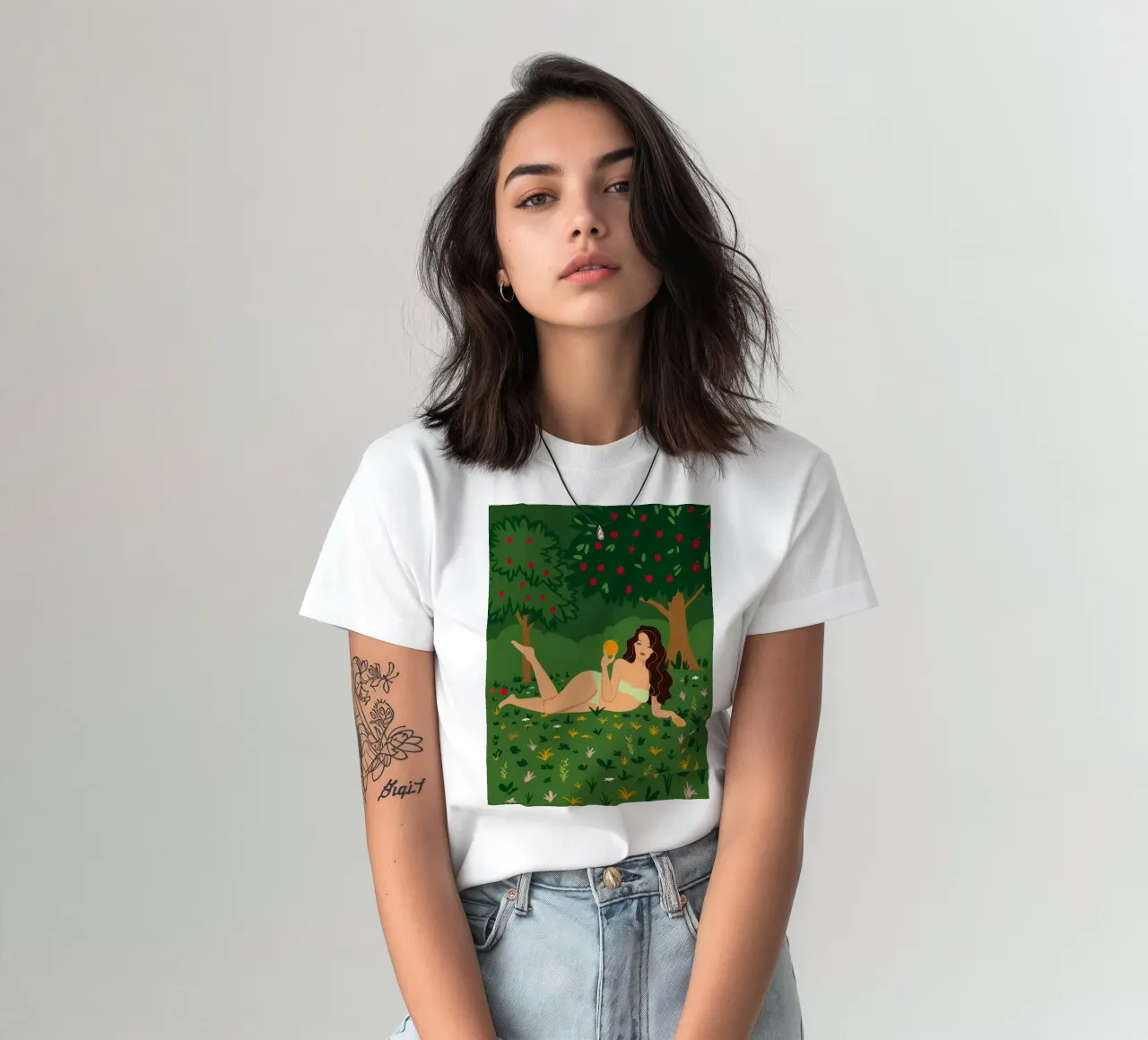 Sogno ad occhi aperti del boschetto di aranci t-shirt da Mossy Pigment
