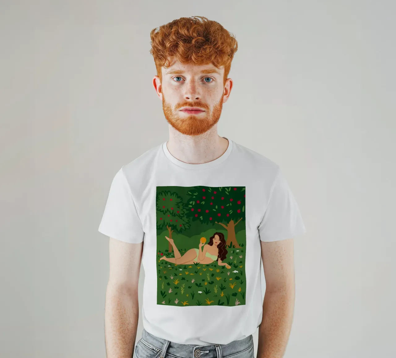 Sogno ad occhi aperti del boschetto di aranci t-shirt da Mossy Pigment