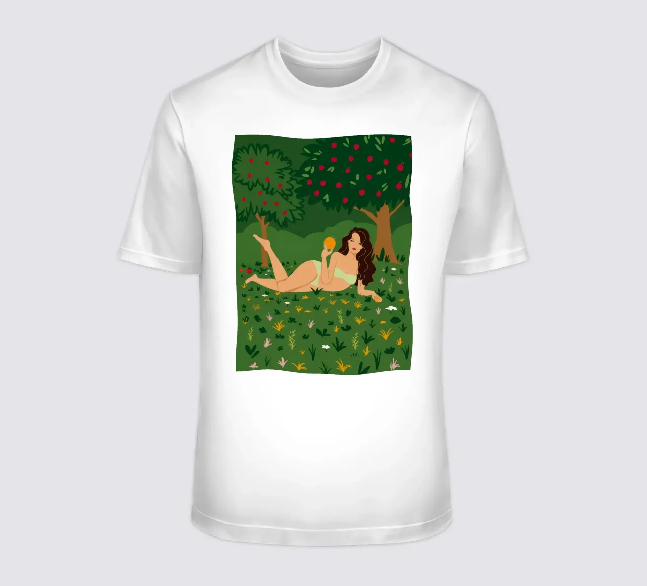 Sogno ad occhi aperti del boschetto di aranci t-shirt da Mossy Pigment
