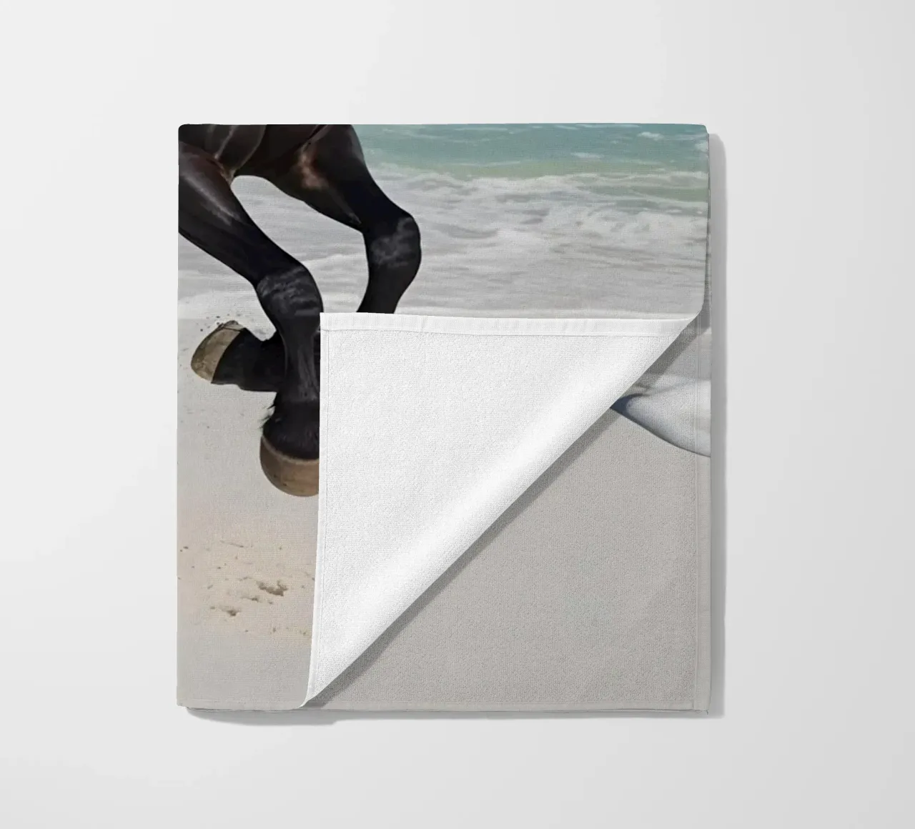 Pferd am Strand telo mare da Poster Dreams