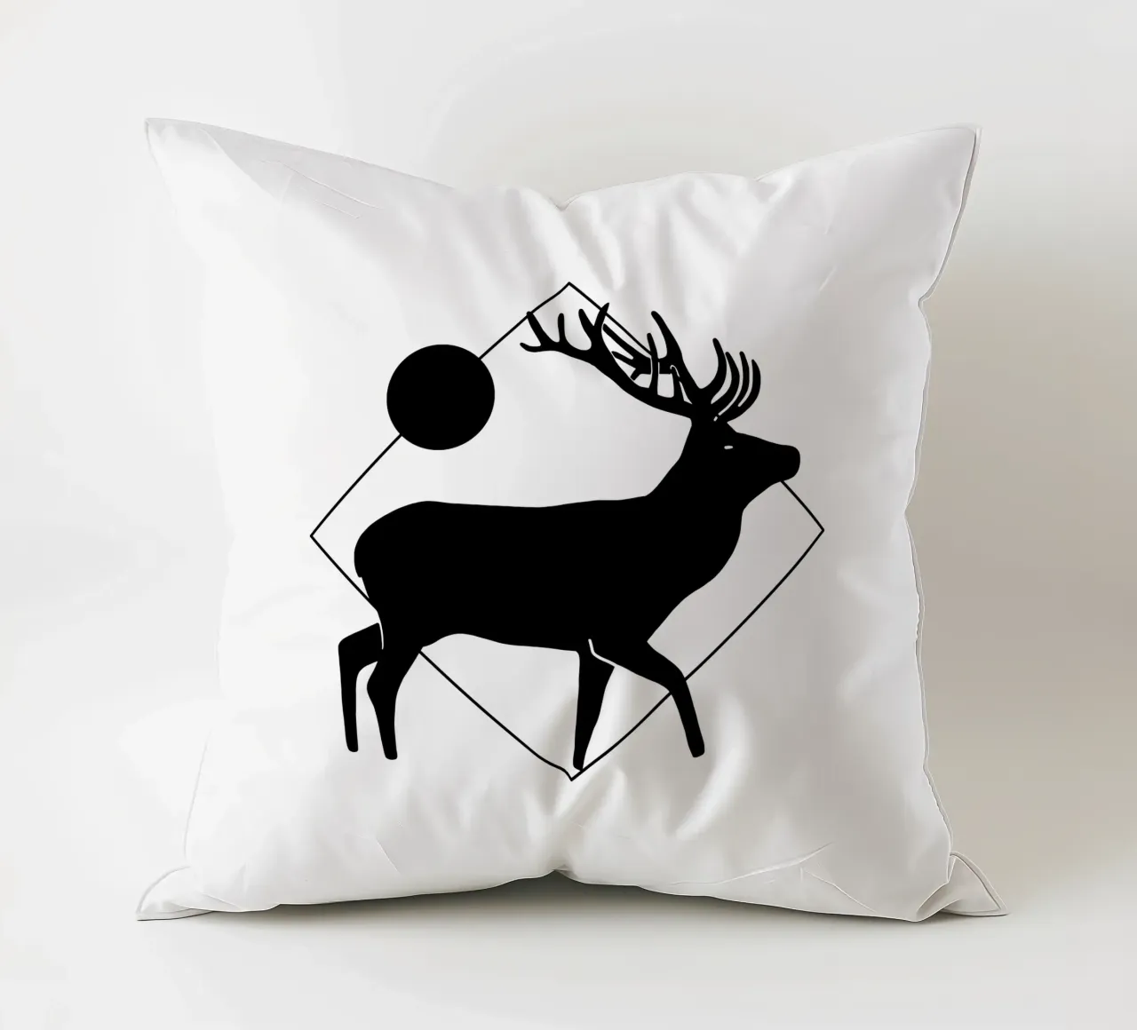 Hirsch geometrisch cuscino da BAINAI