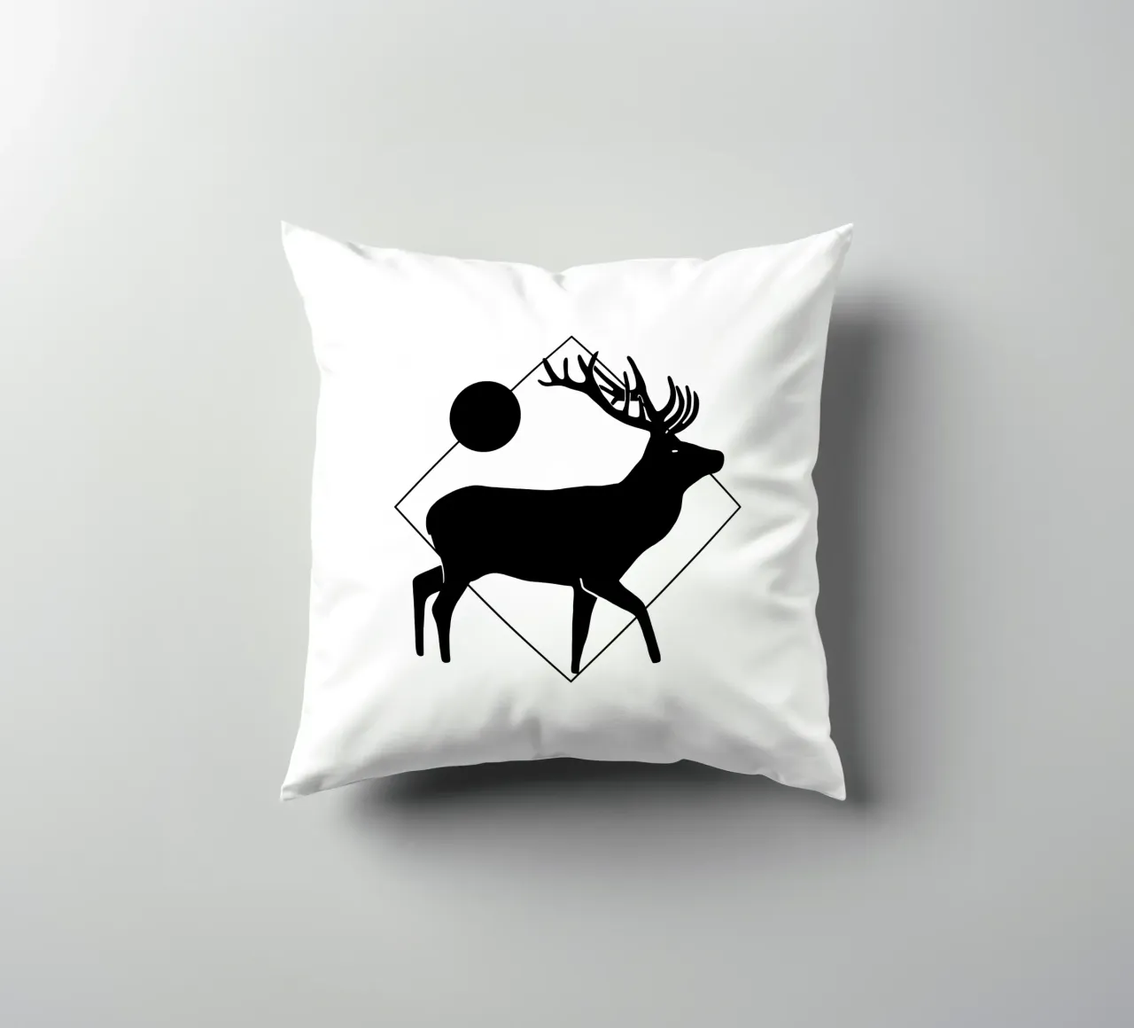 Hirsch geometrisch cuscino da BAINAI