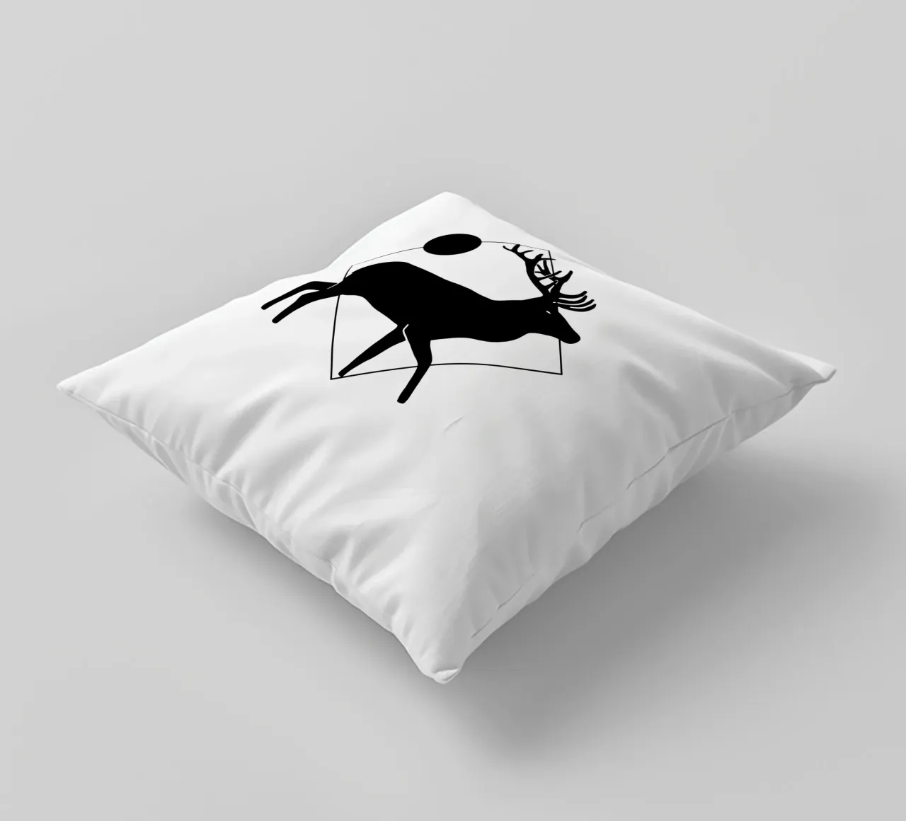 Hirsch geometrisch cuscino da BAINAI