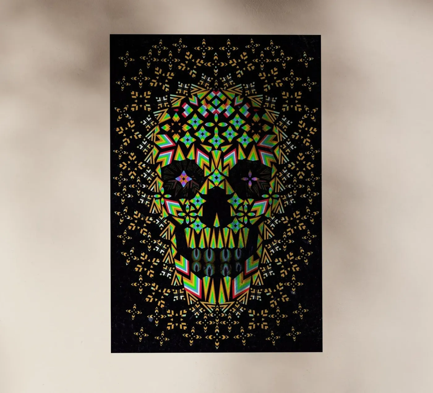 Skull 6 pellicola backlit da Ali Gulec
