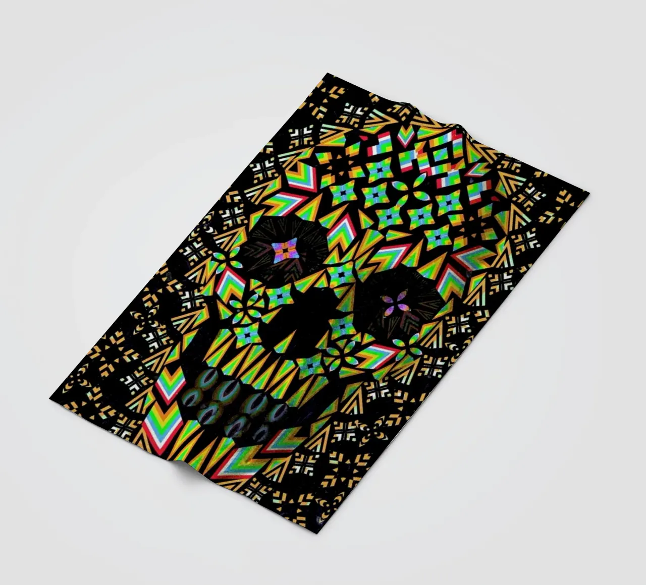 Skull 6 coperta in pile da Ali Gulec