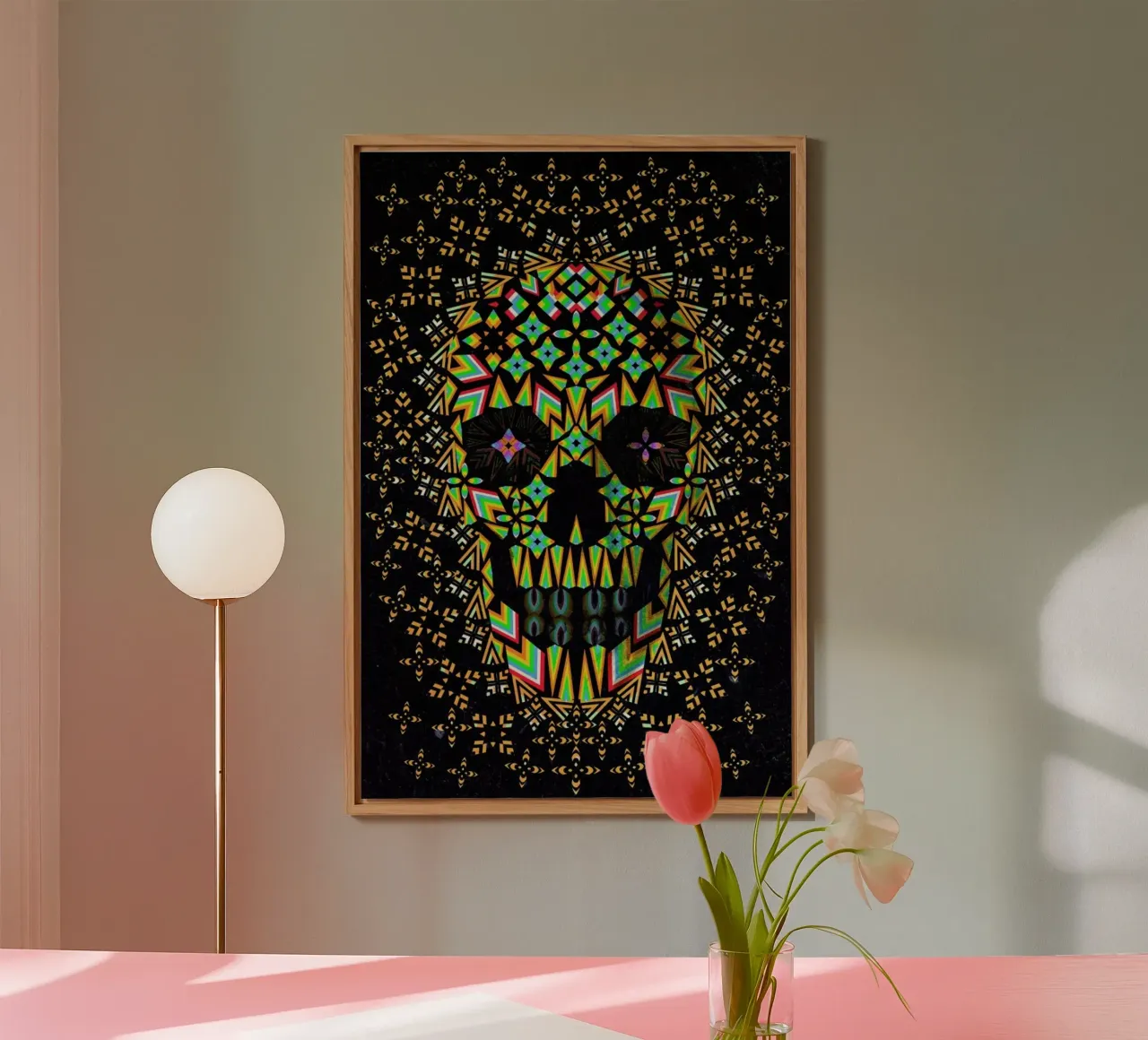 Skull 6 alluminio dibond da Ali Gulec