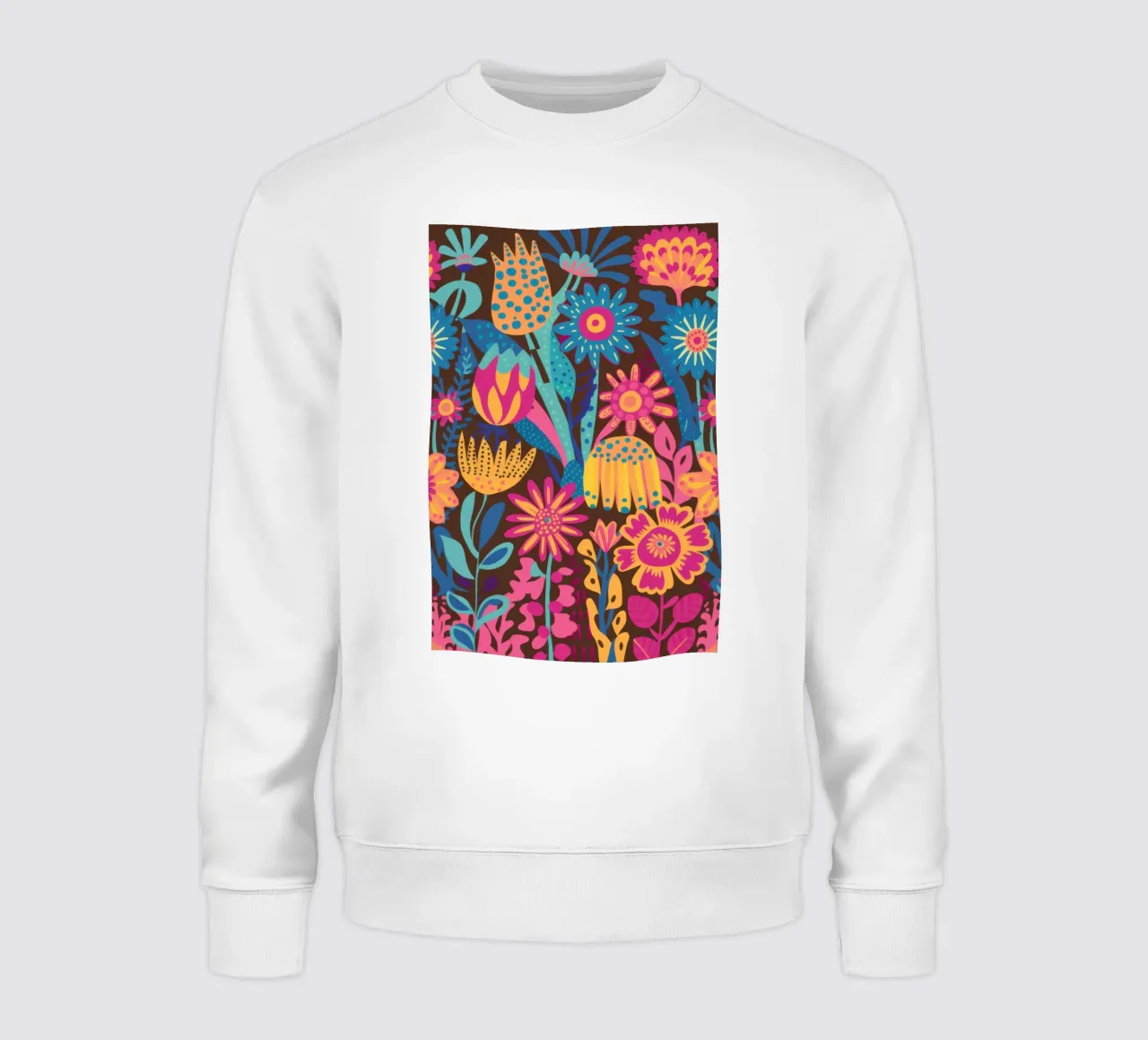 Maximalistisch bloeitapijt sweatshirt van Arcane Lines