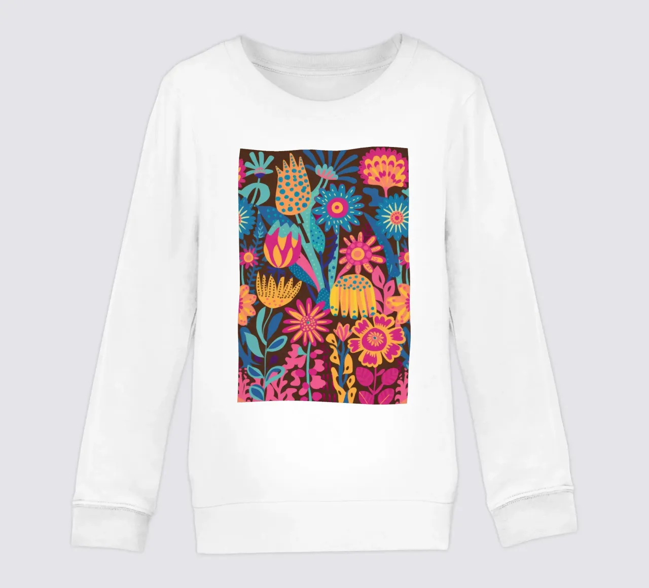 Tappeto Maximalist Bloom felpa bambino da Arcane Lines